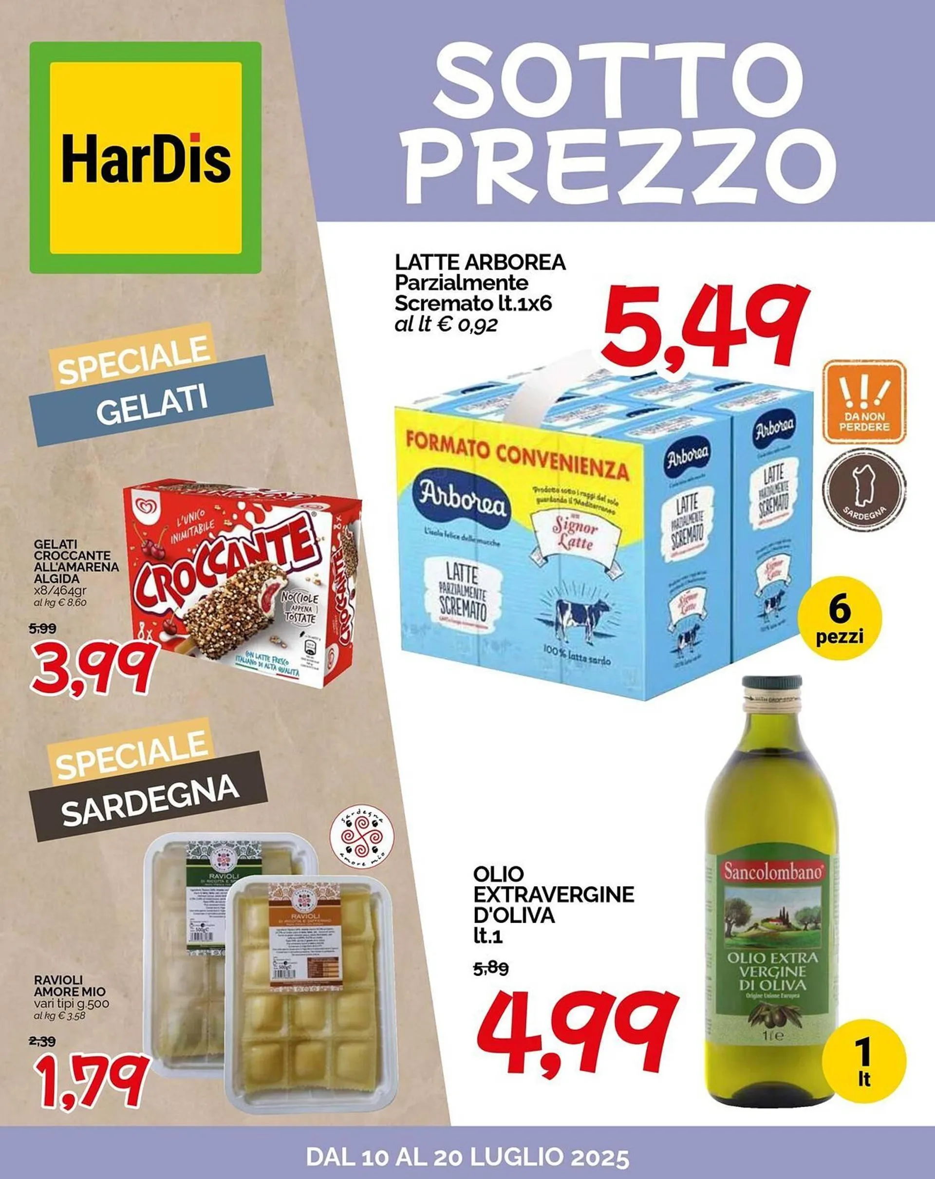 Volantino Hardis da 10 luglio a 20 luglio di 2025 - Pagina del volantino 1