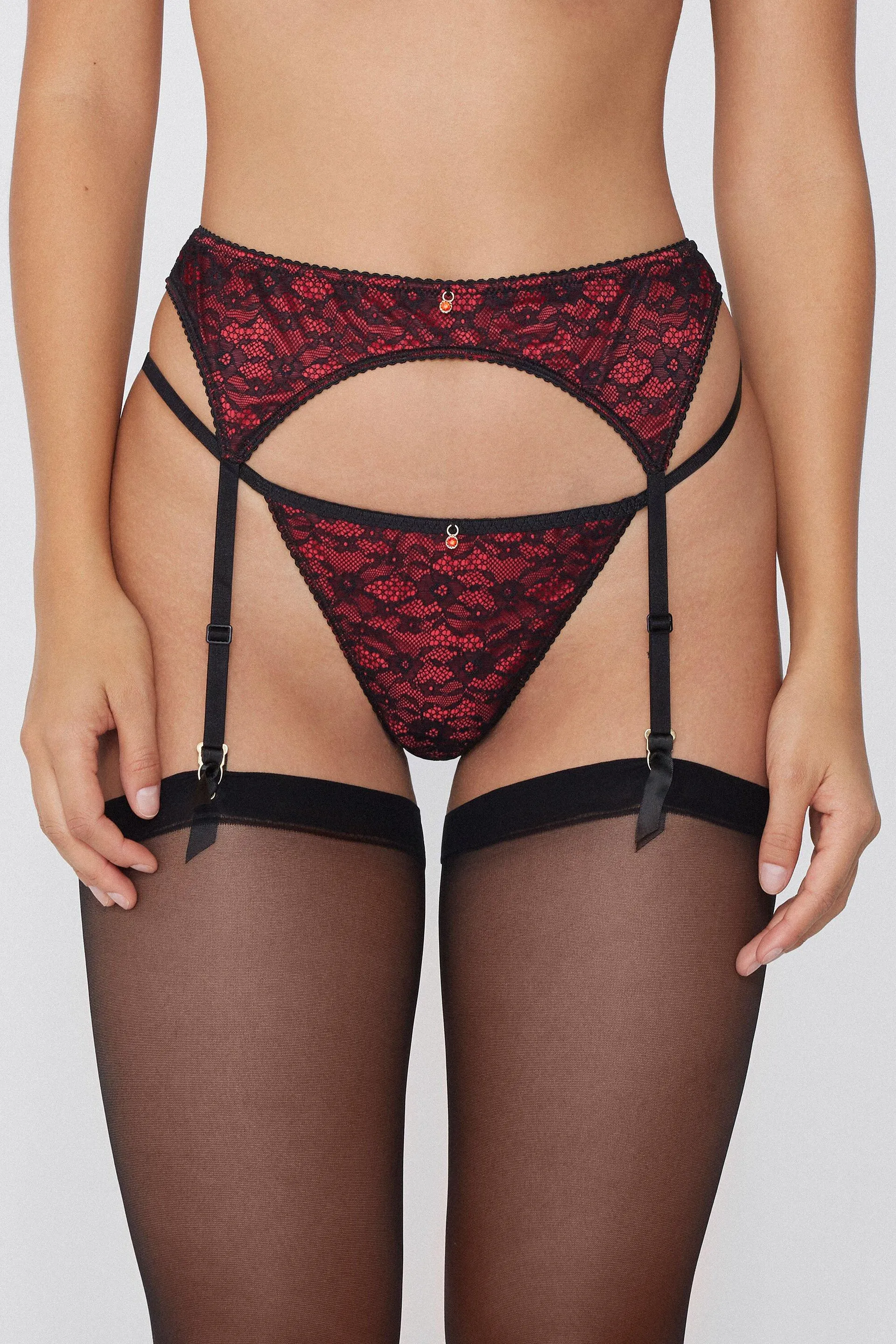 Reggicalze in Pizzo Rouge Fusion