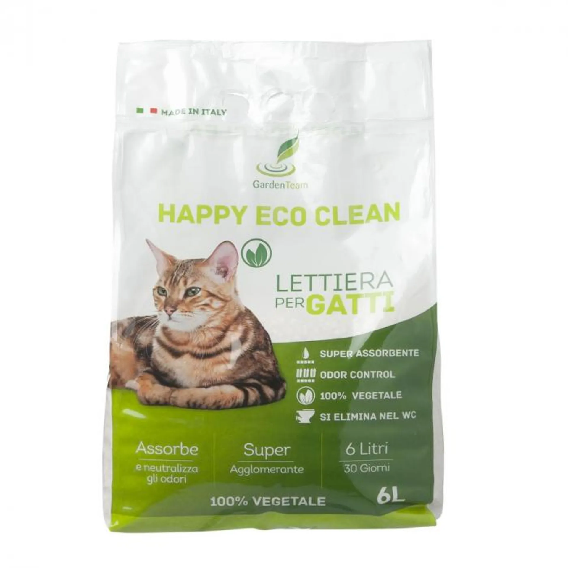 Happy clean eco lettiera 6 l