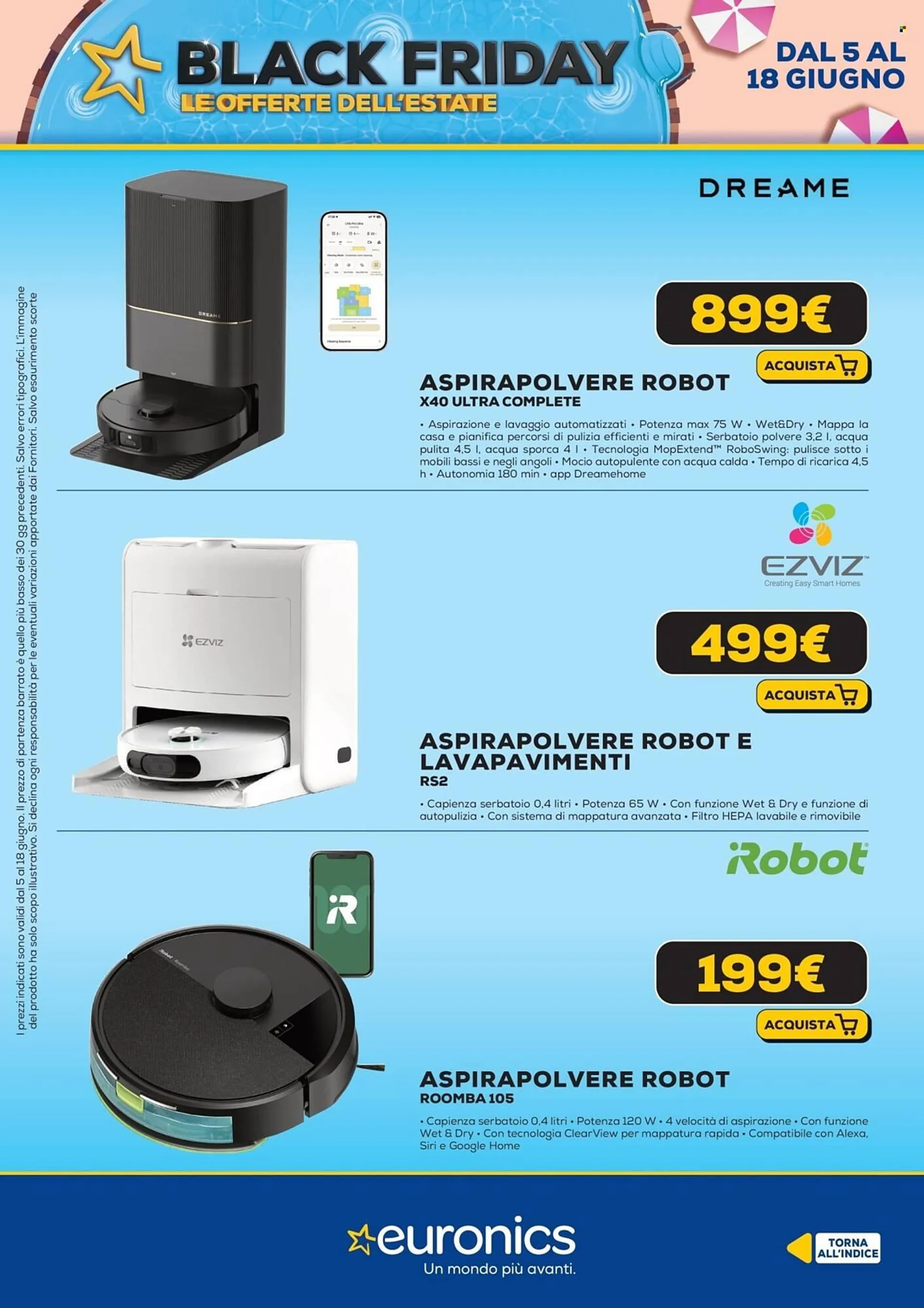 Volantino Euronics da 5 giugno a 18 giugno di 2025 - Pagina del volantino 40