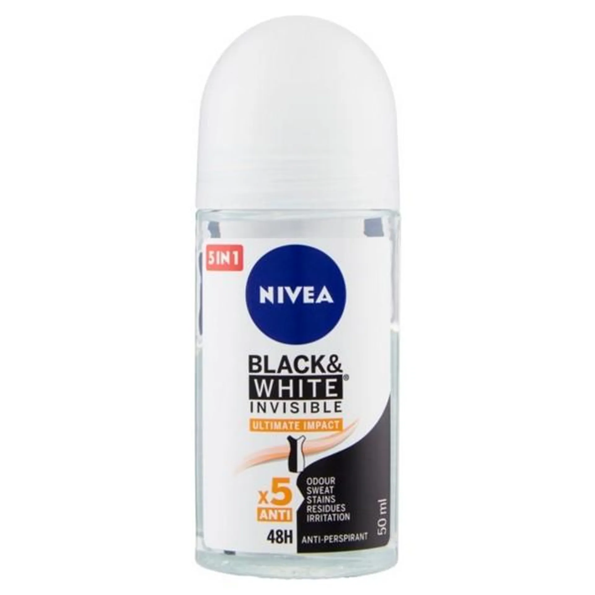 NIVEA DEO ROLL ON 50ML B&W ULTIMATE