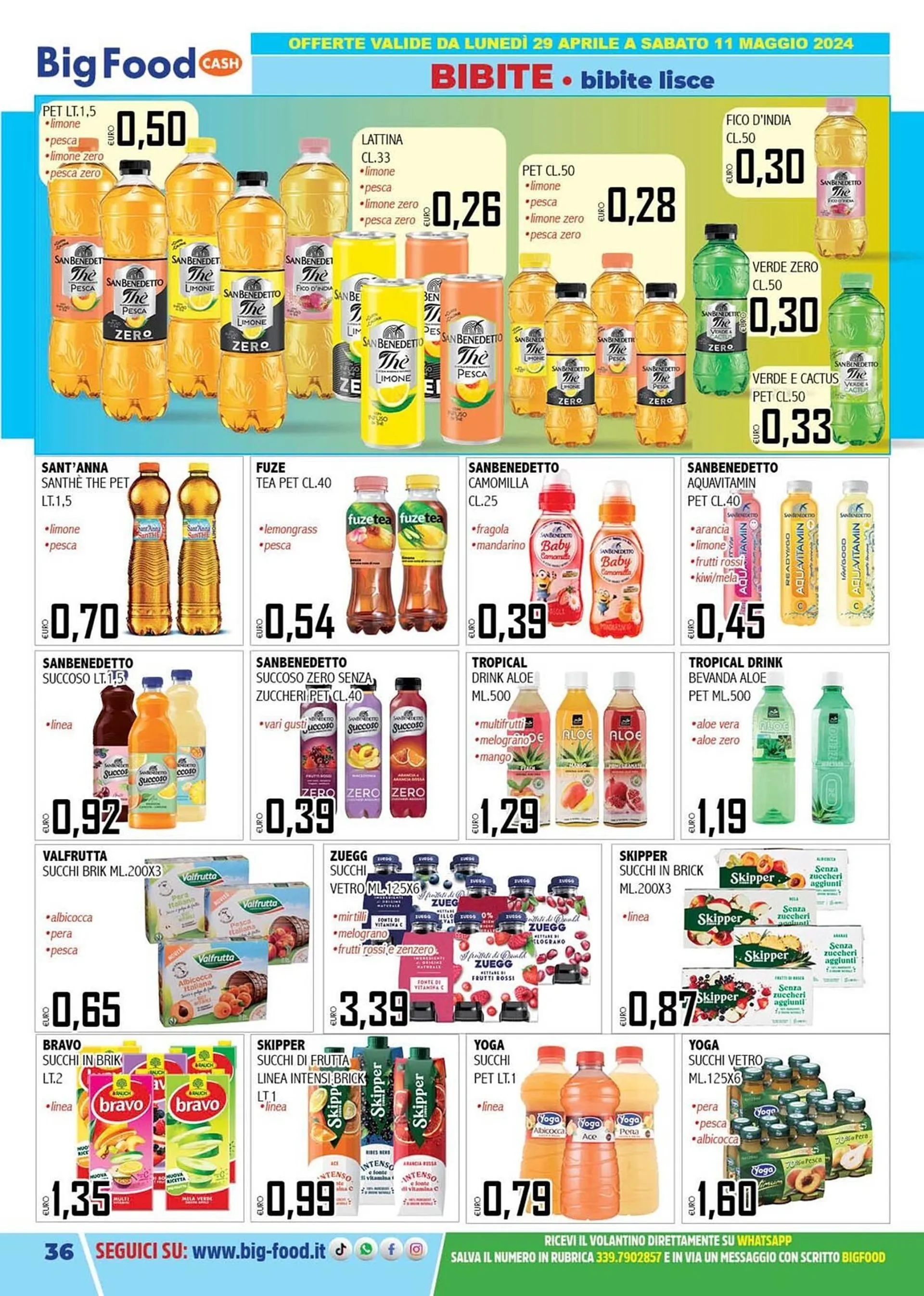 Volantino Big Food da 29 aprile a 11 maggio di 2024 - Pagina del volantino 36