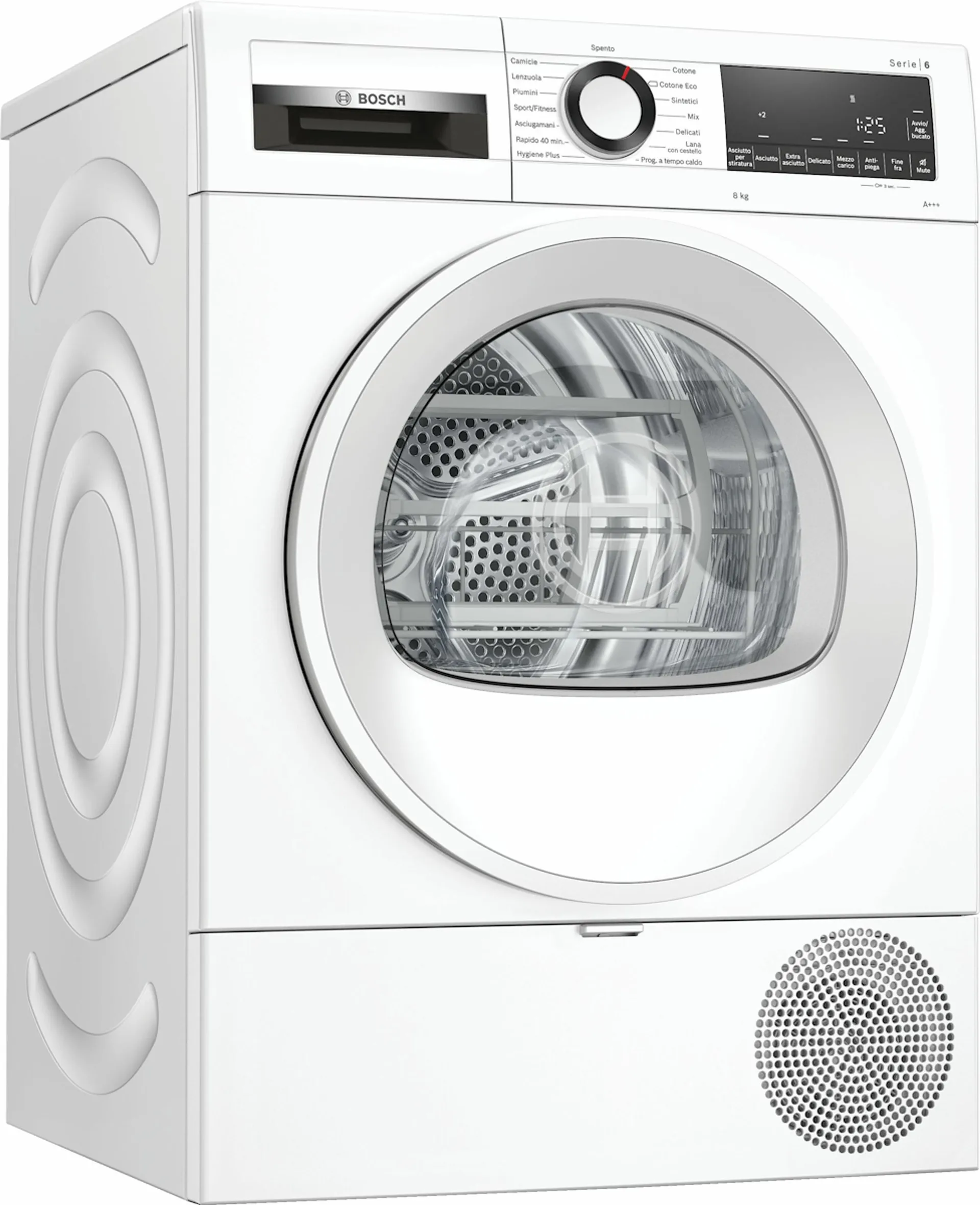 BOSCH - WQG233D1IT SERIE 6 ASCIUGATRICE 8 KG CLASSE A+++