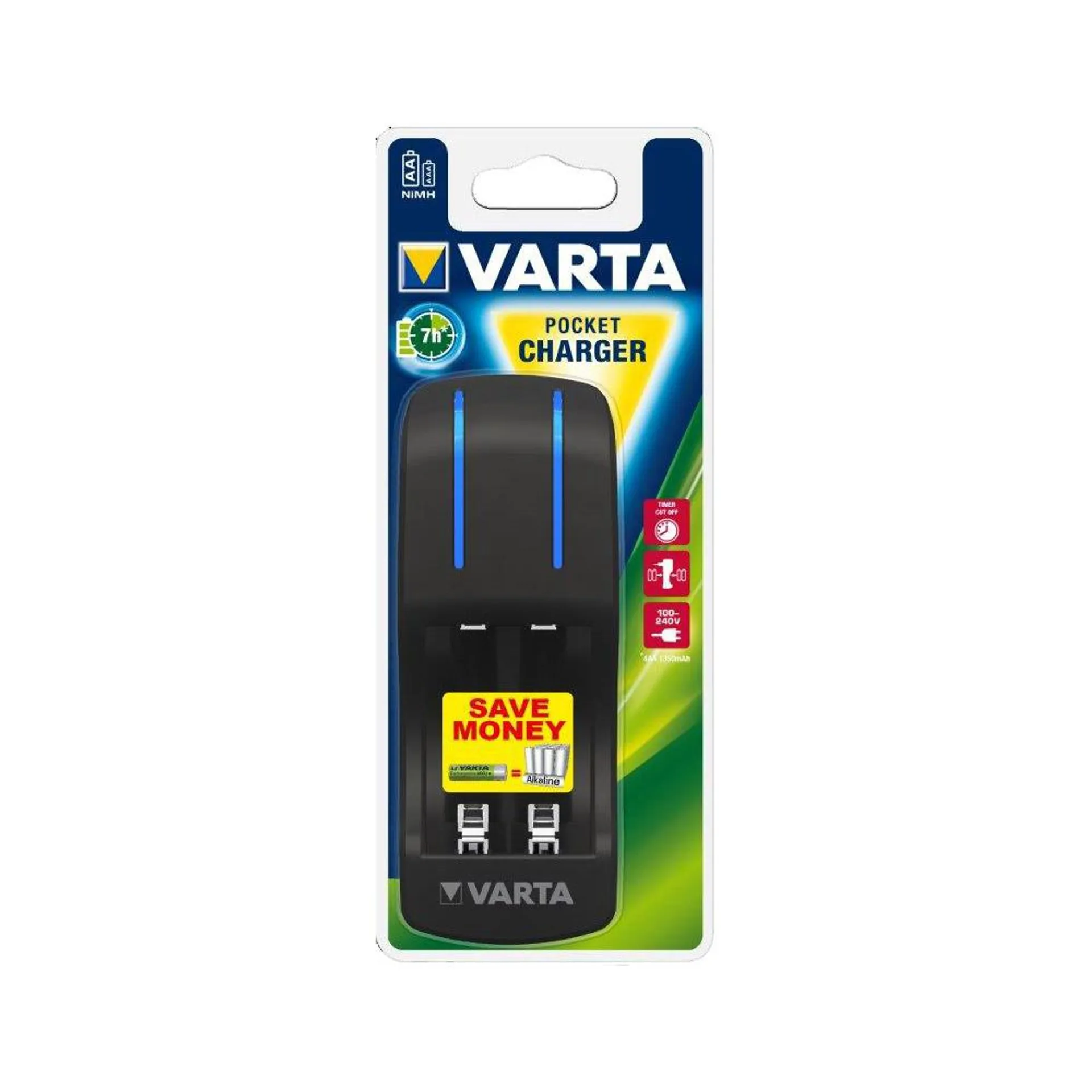 Caricabatteria Per Batterie Ricaricabili - Varta Pocket Charger