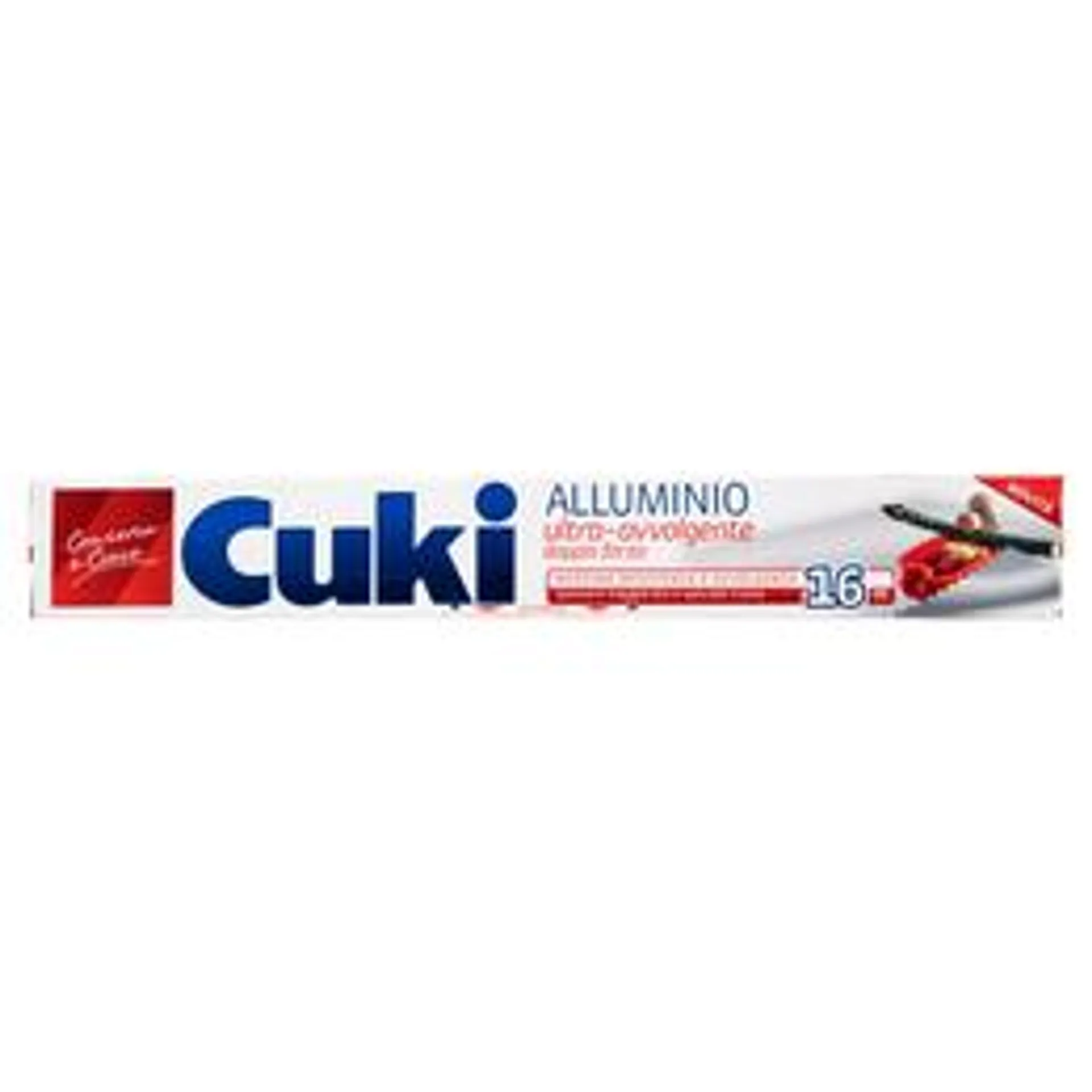 Cuki Conserva e Cuoce Alluminio Trama a rilievo Superficie Goffrata 16 m