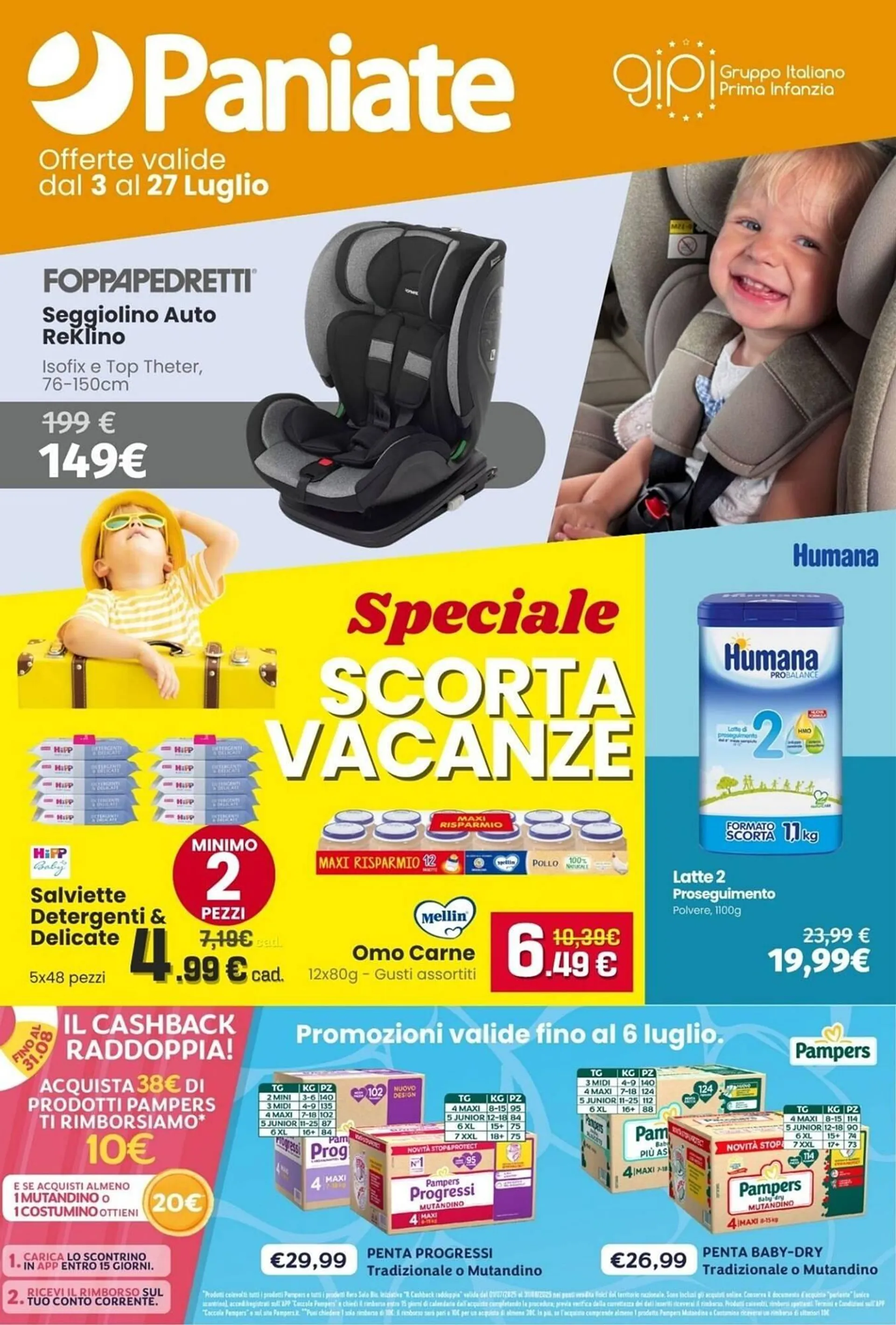 Volantino Paniate da 3 luglio a 27 luglio di 2025 - Pagina del volantino 1