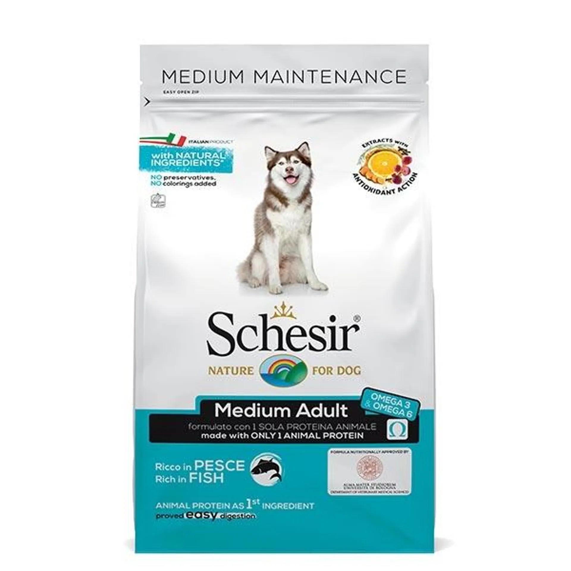 Schesir - Dry Line Medium Mantenimento con Pesce