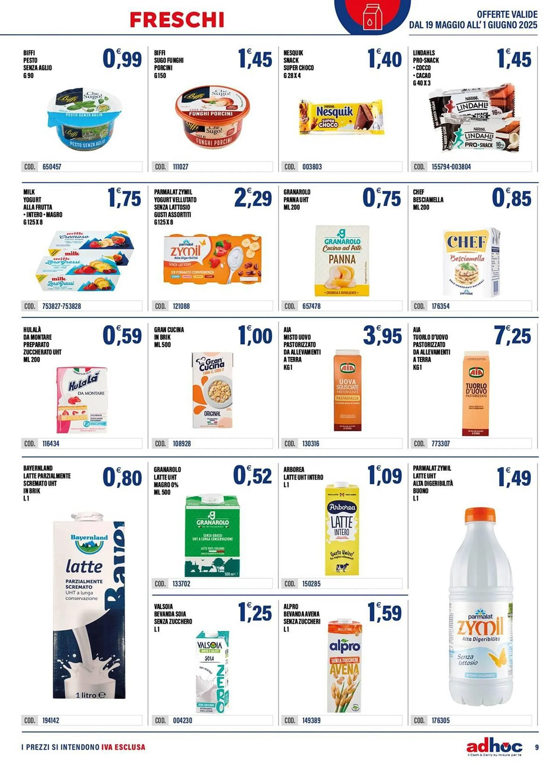 Volantino Adhoc da 19 maggio a 1 giugno di 2025 - Pagina del volantino 9