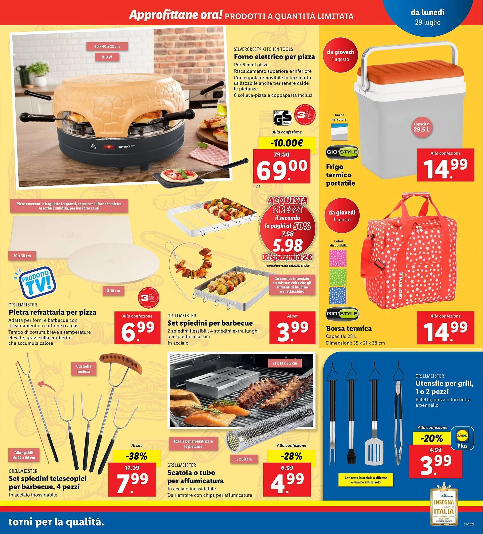 Volantino Lidl da 29 luglio a 14 agosto di 2024 - Pagina del volantino 25