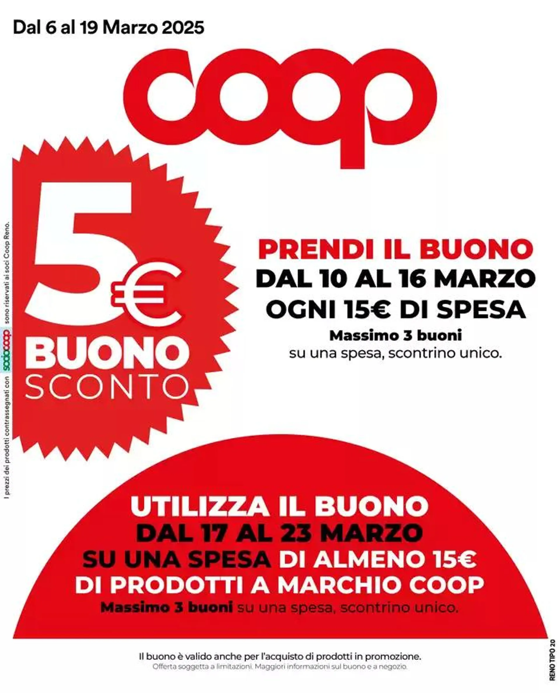Buono sconto 5€ da 6 marzo a 19 marzo di 2025 - Pagina del volantino 1