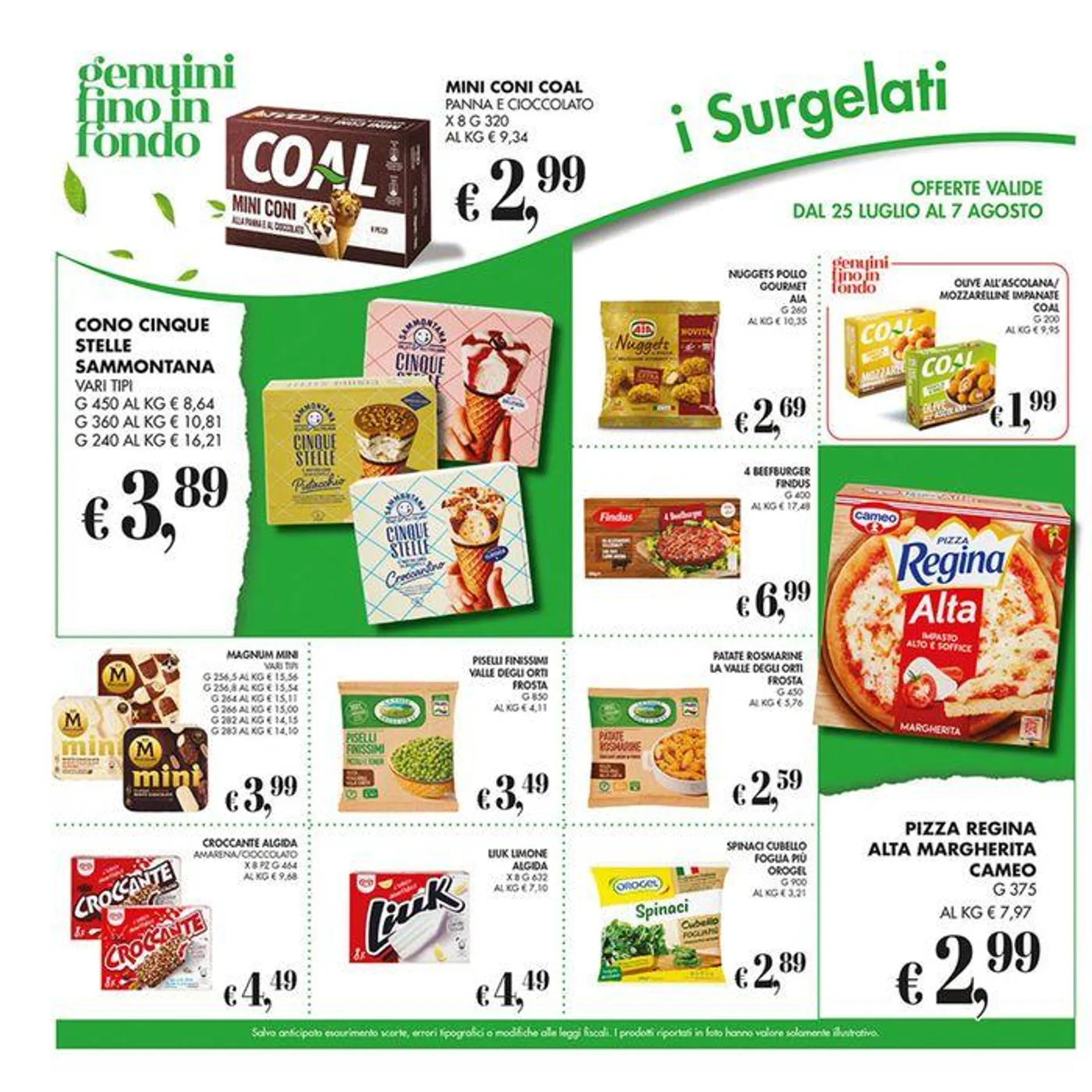 Offerte valide dal 25 luglio al 7 agosto - 10