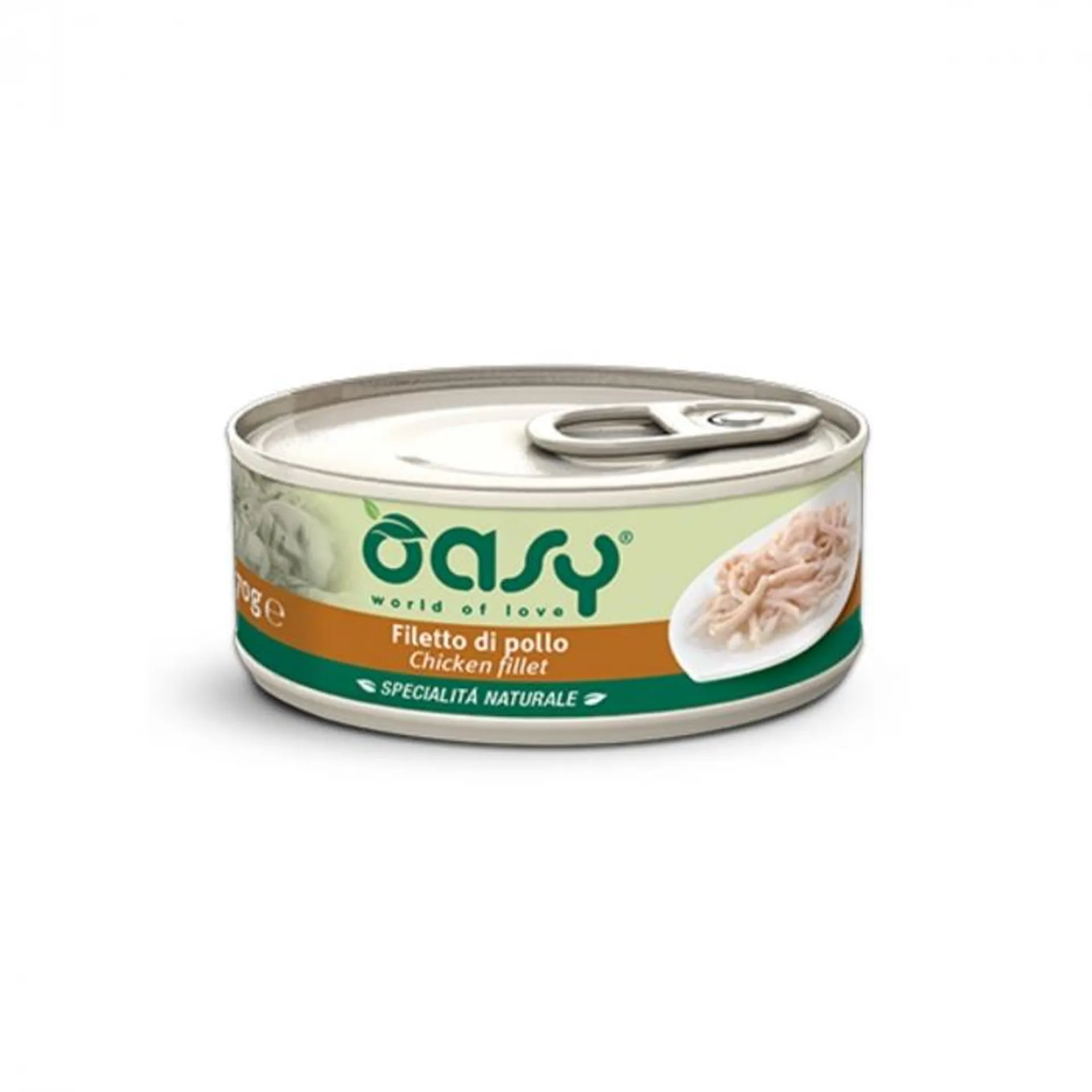 Oasy Cat Specialità Naturale cibo umido per gatti lattina 70g