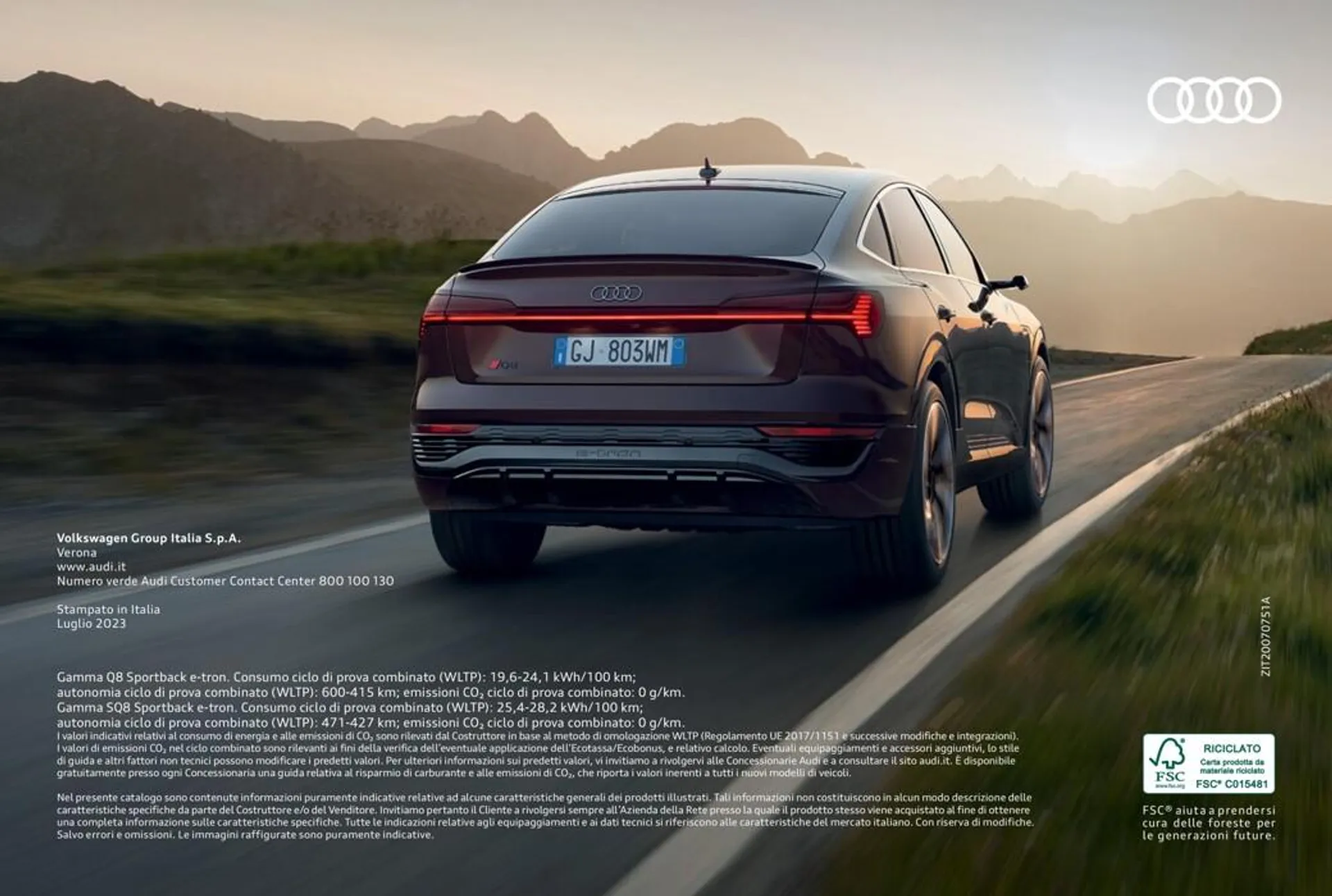 Audi Q8 Sportback e-tron da 10 agosto a 31 gennaio di 2025 - Pagina del volantino 11