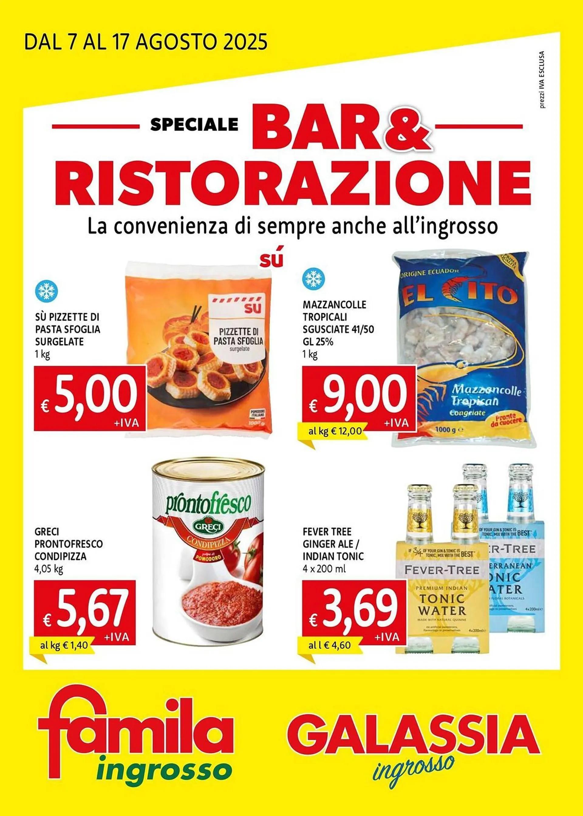 Volantino Galassia da 7 agosto a 17 agosto di 2025 - Pagina del volantino 1