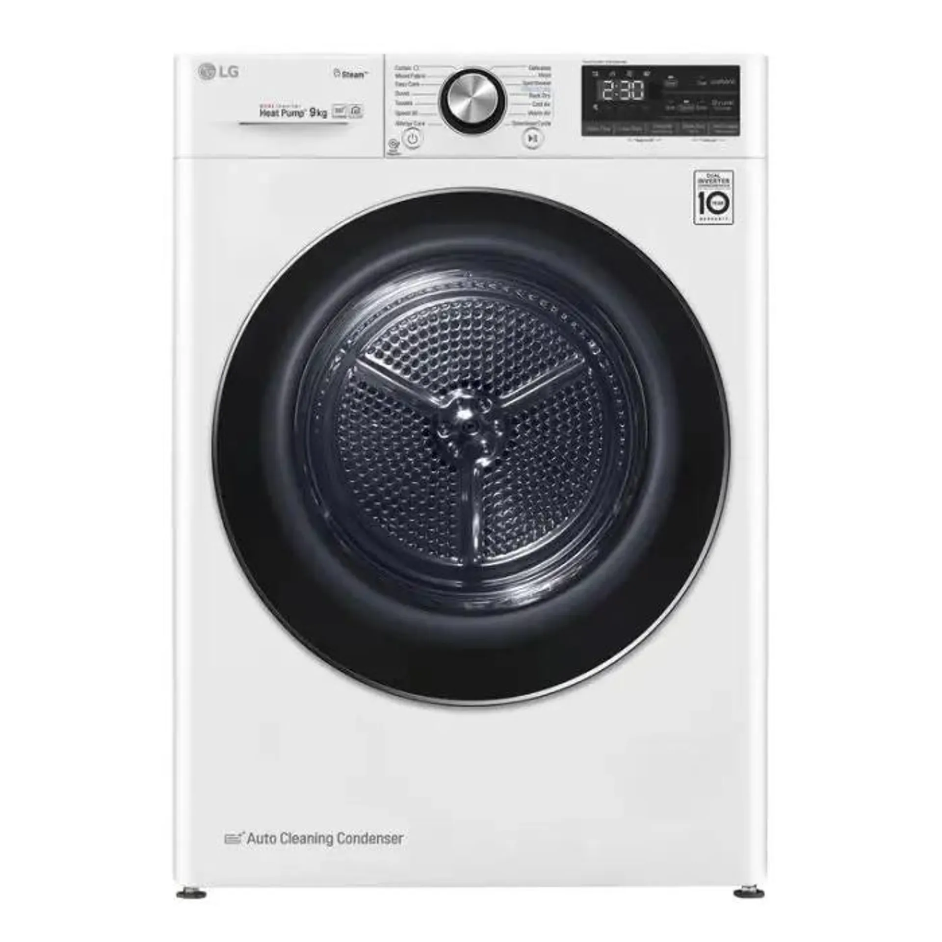 LG RC90V9AV2W Asciugatrice 9 kg Pompa di Calore Libera installazione Carica frontale A+++