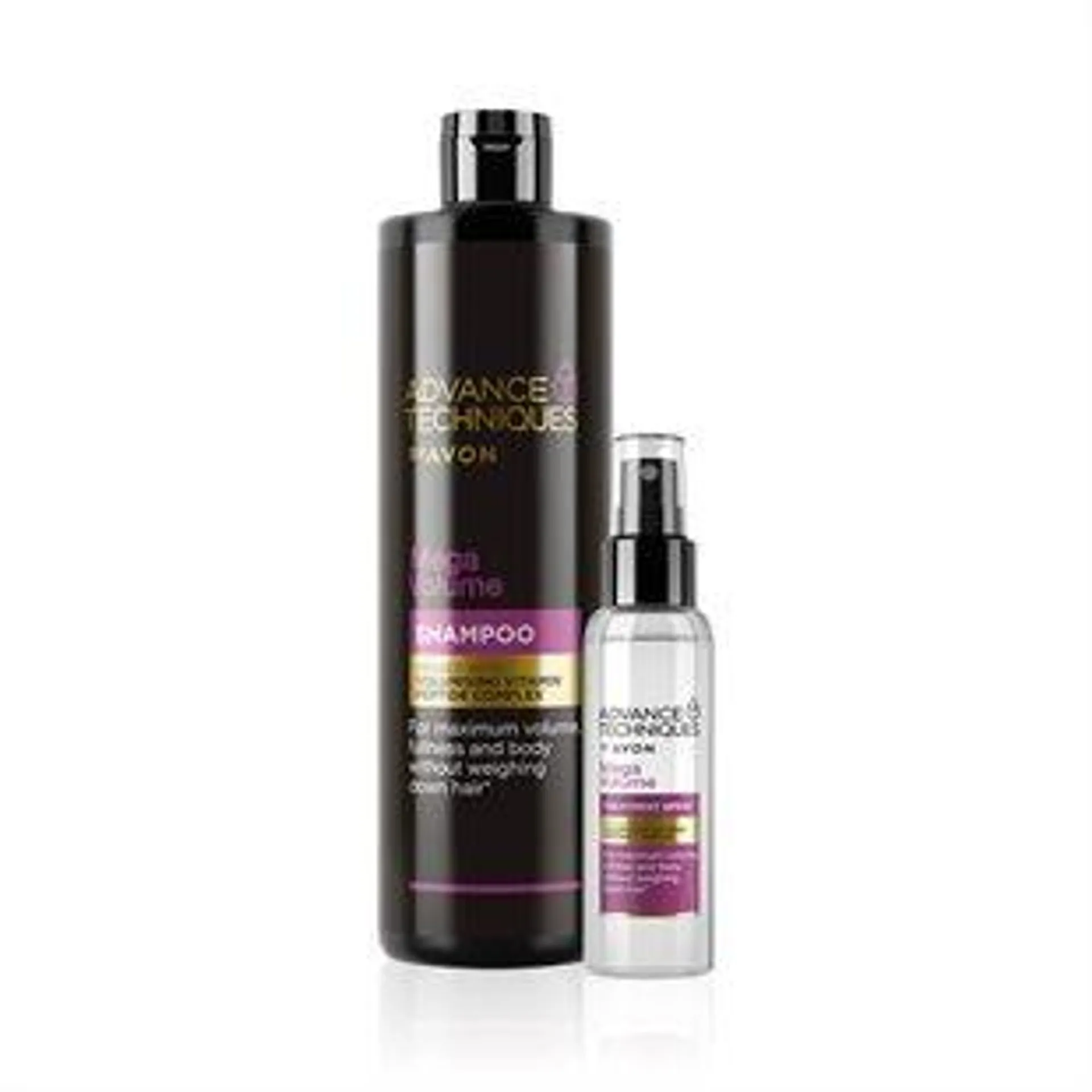 Set Advance Techniques Mega Volume - Shampoo + Spray