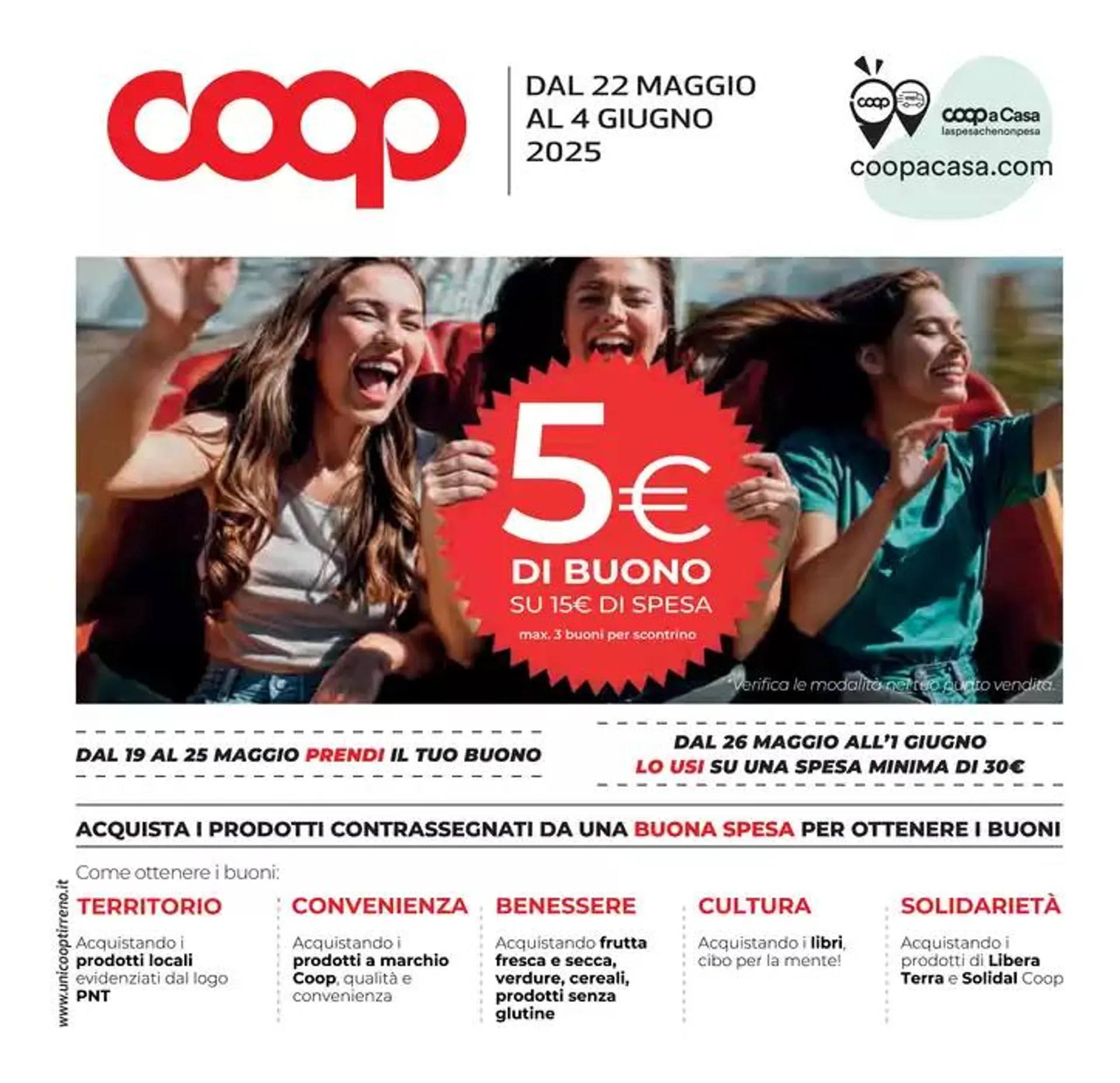 5€ di buono su 15€ di spesa - 1