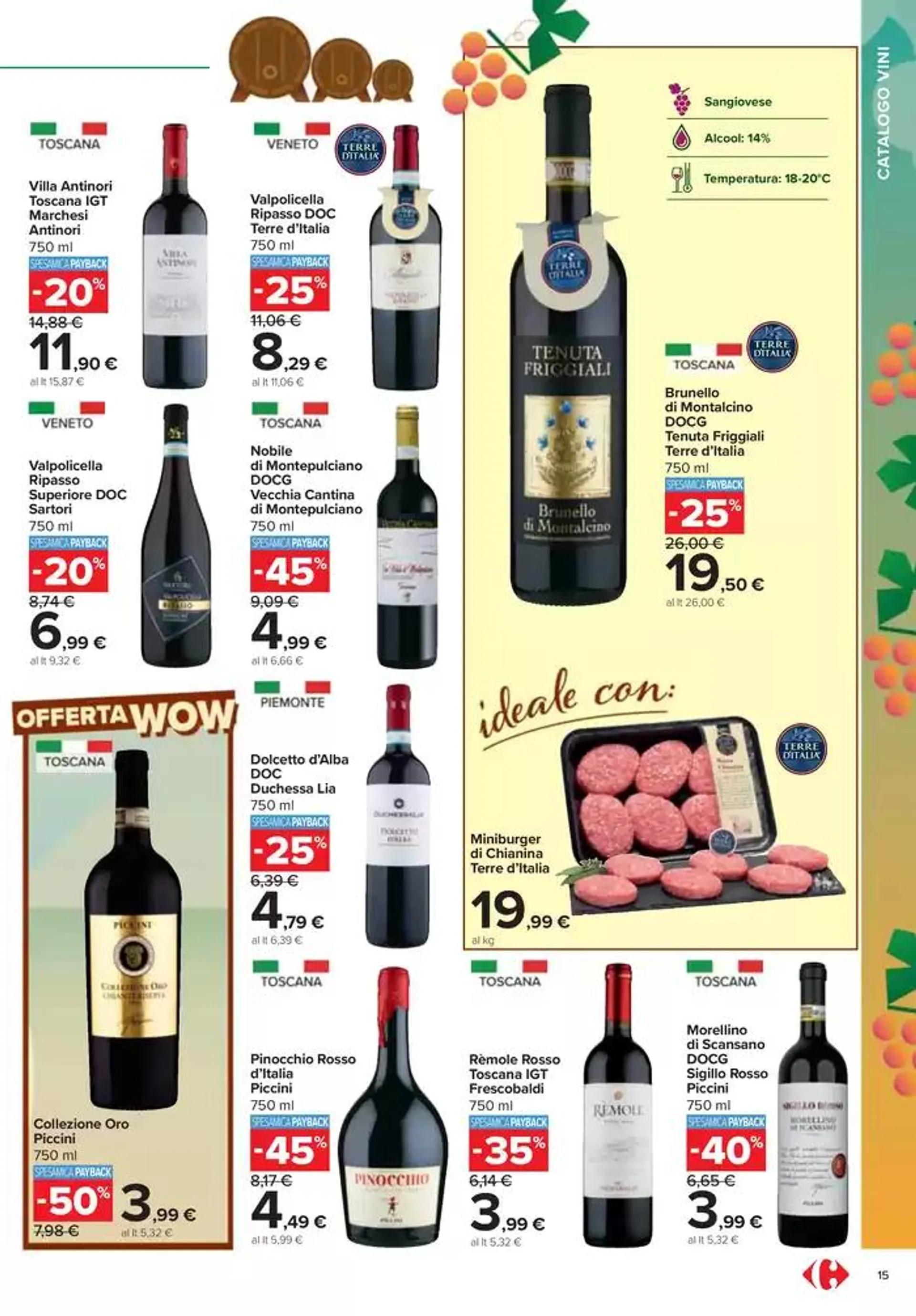 Catalogo vini  da 7 ottobre a 10 novembre di 2024 - Pagina del volantino 15