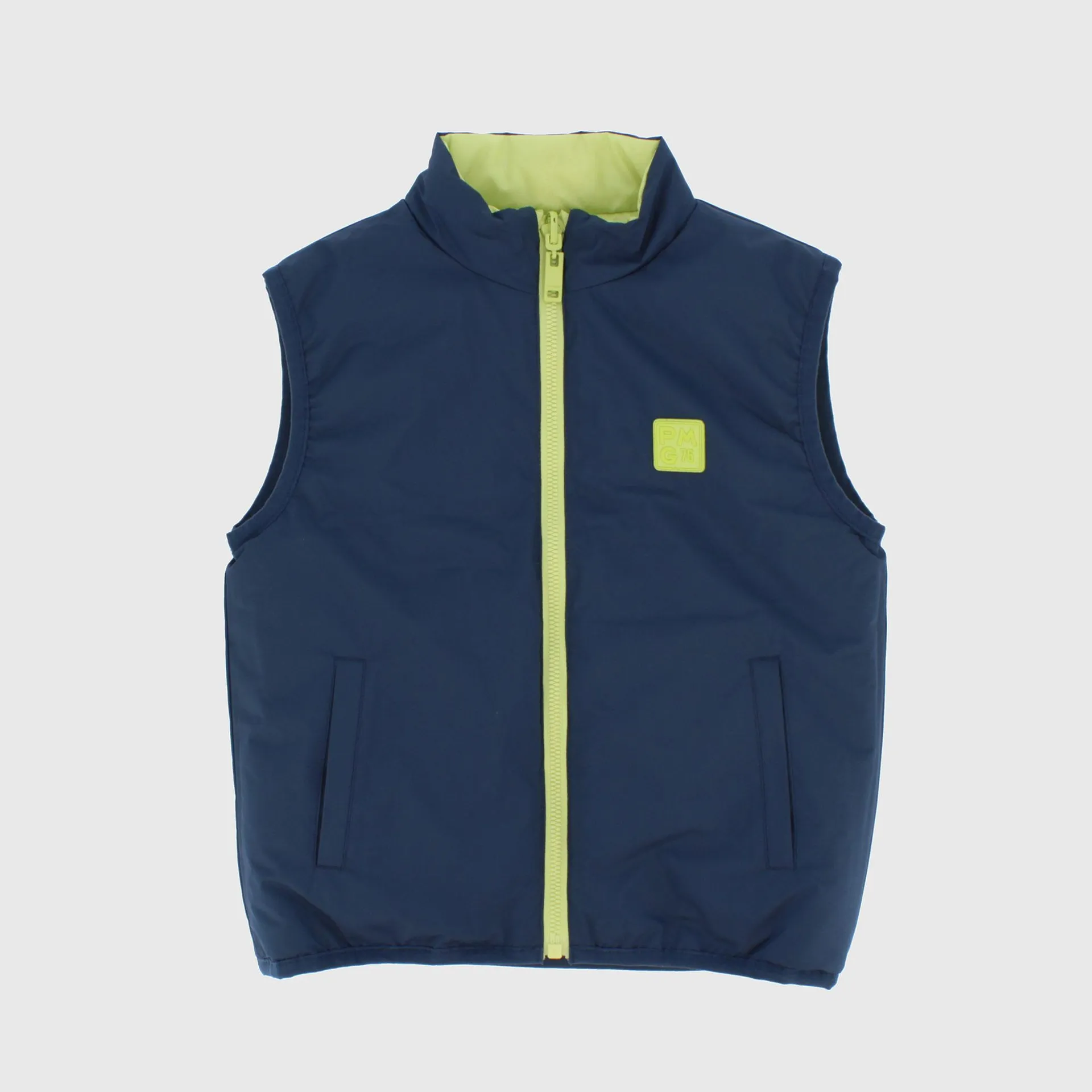 Gilet reversibile in nylon da Bambino, BLU