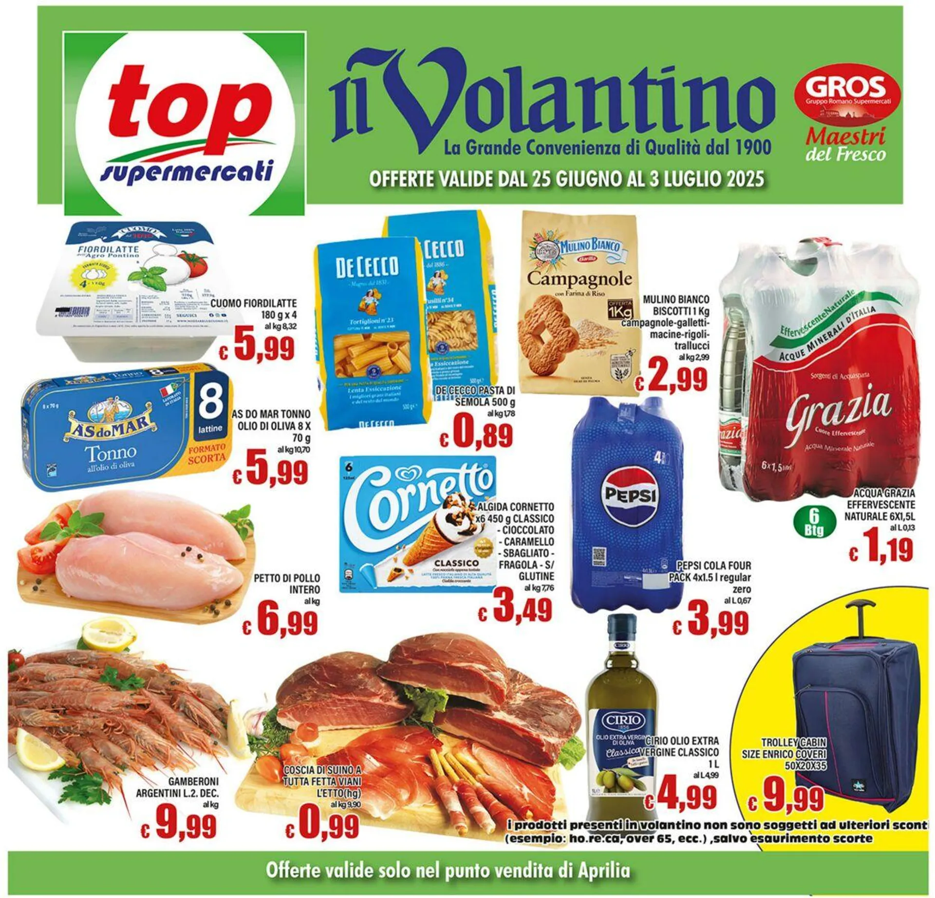 Top Supermercati Volantino attuale da 28 agosto a 11 settembre di 2025 - Pagina del volantino 1