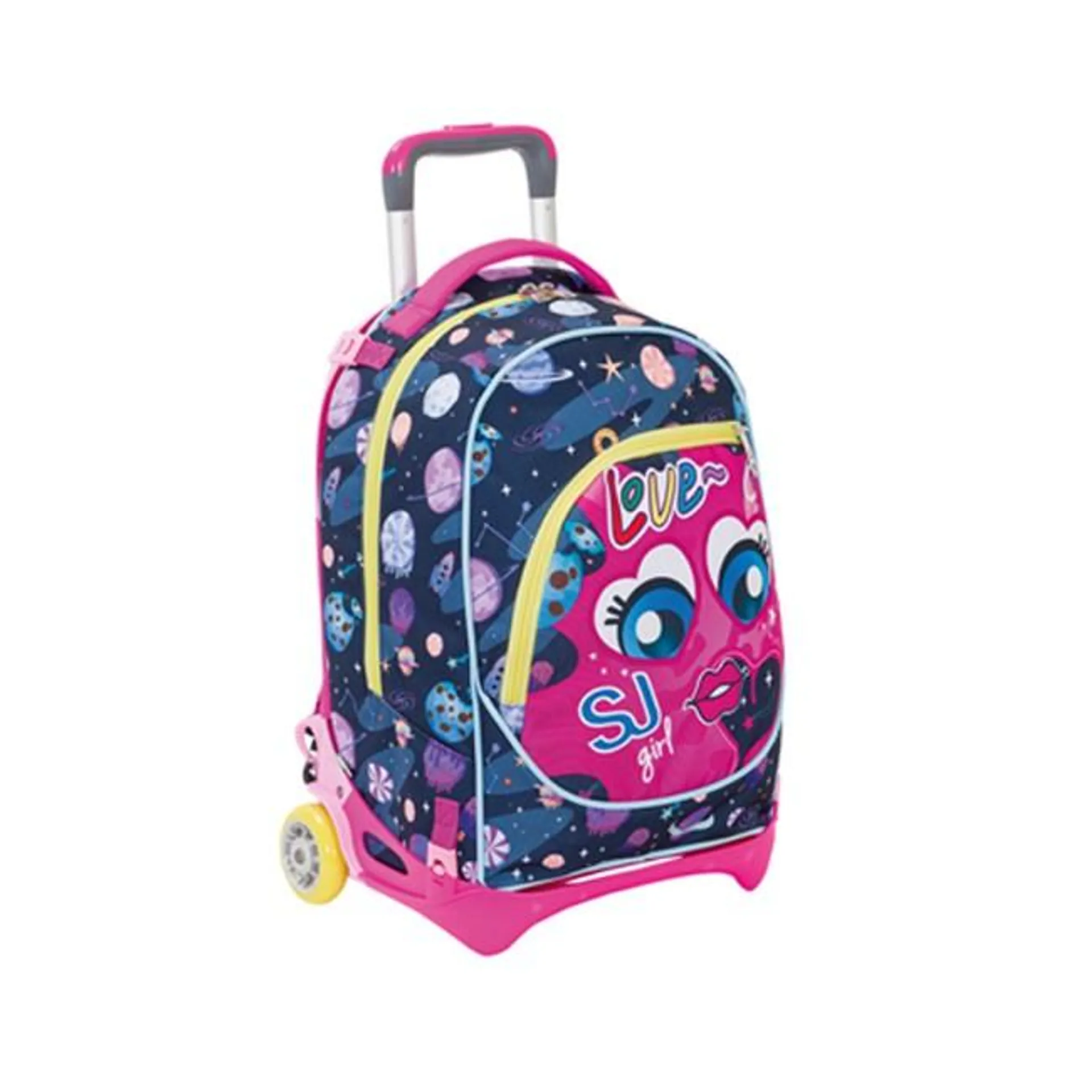 Trolley Scuola Jack SJ Gang Rose Violet