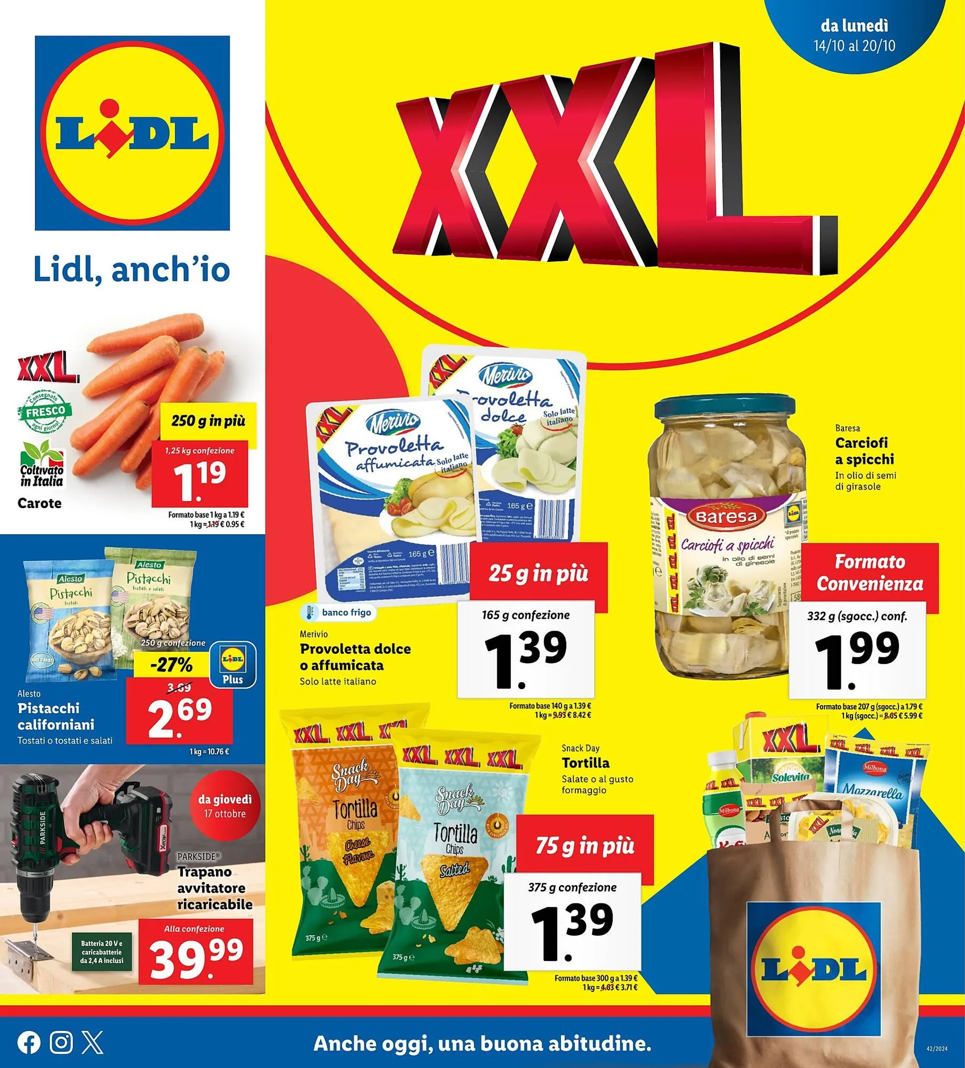 Volantino Lidl da 14 ottobre a 20 ottobre di 2024 - Pagina del volantino 1