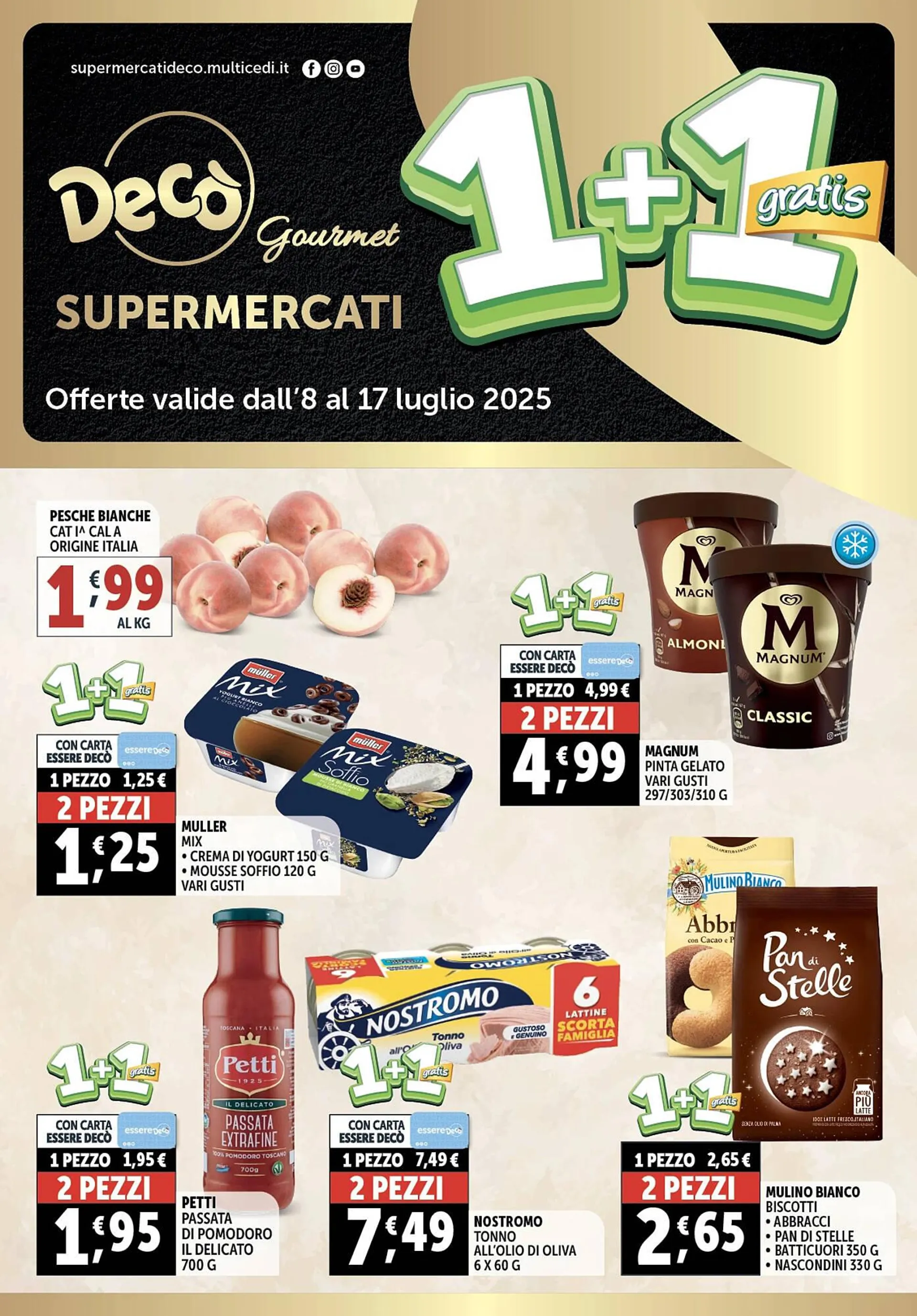 Volantino Gourmet Déco da 8 luglio a 17 luglio di 2025 - Pagina del volantino 1
