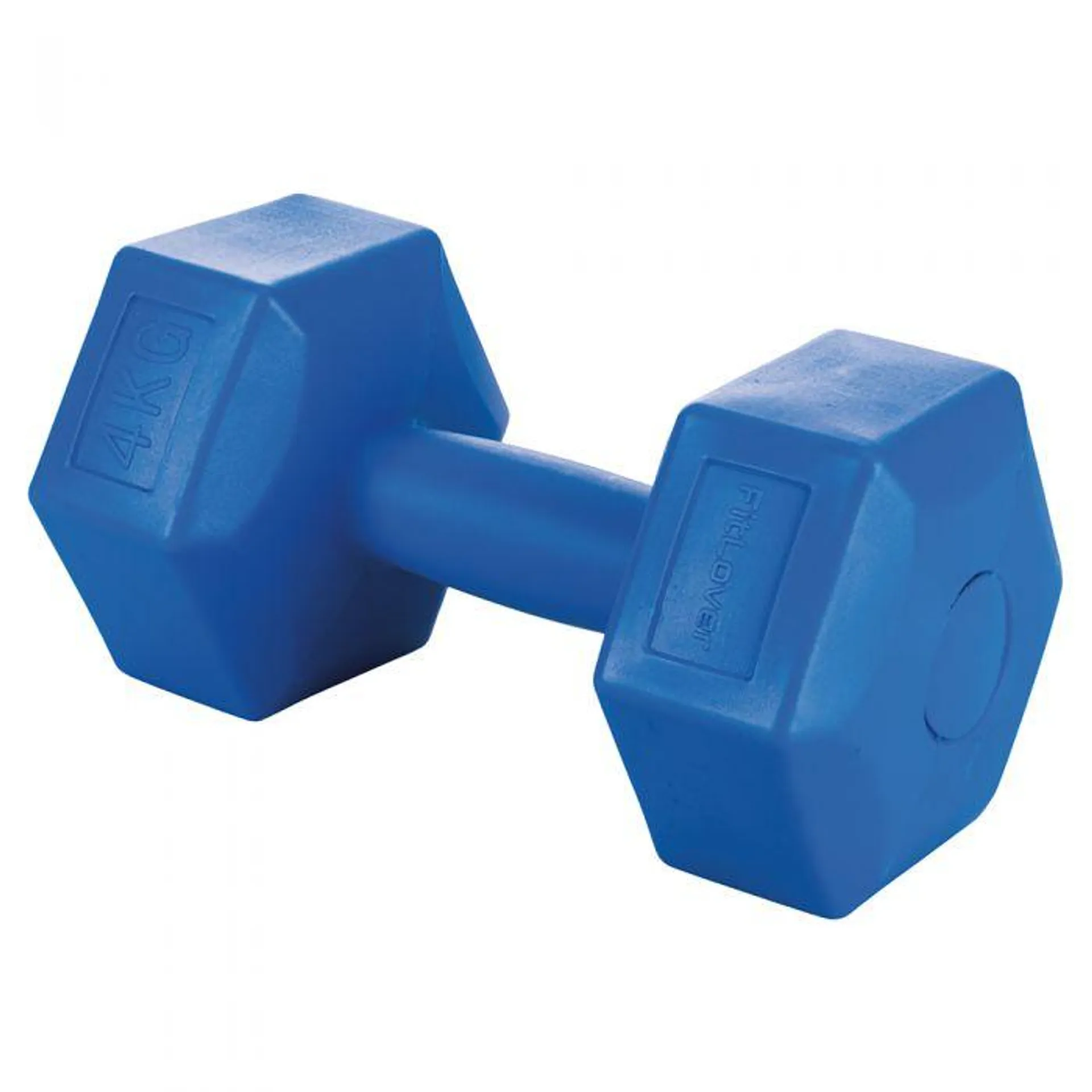 Manubrio fitness 4 Kg, blu, FitLover