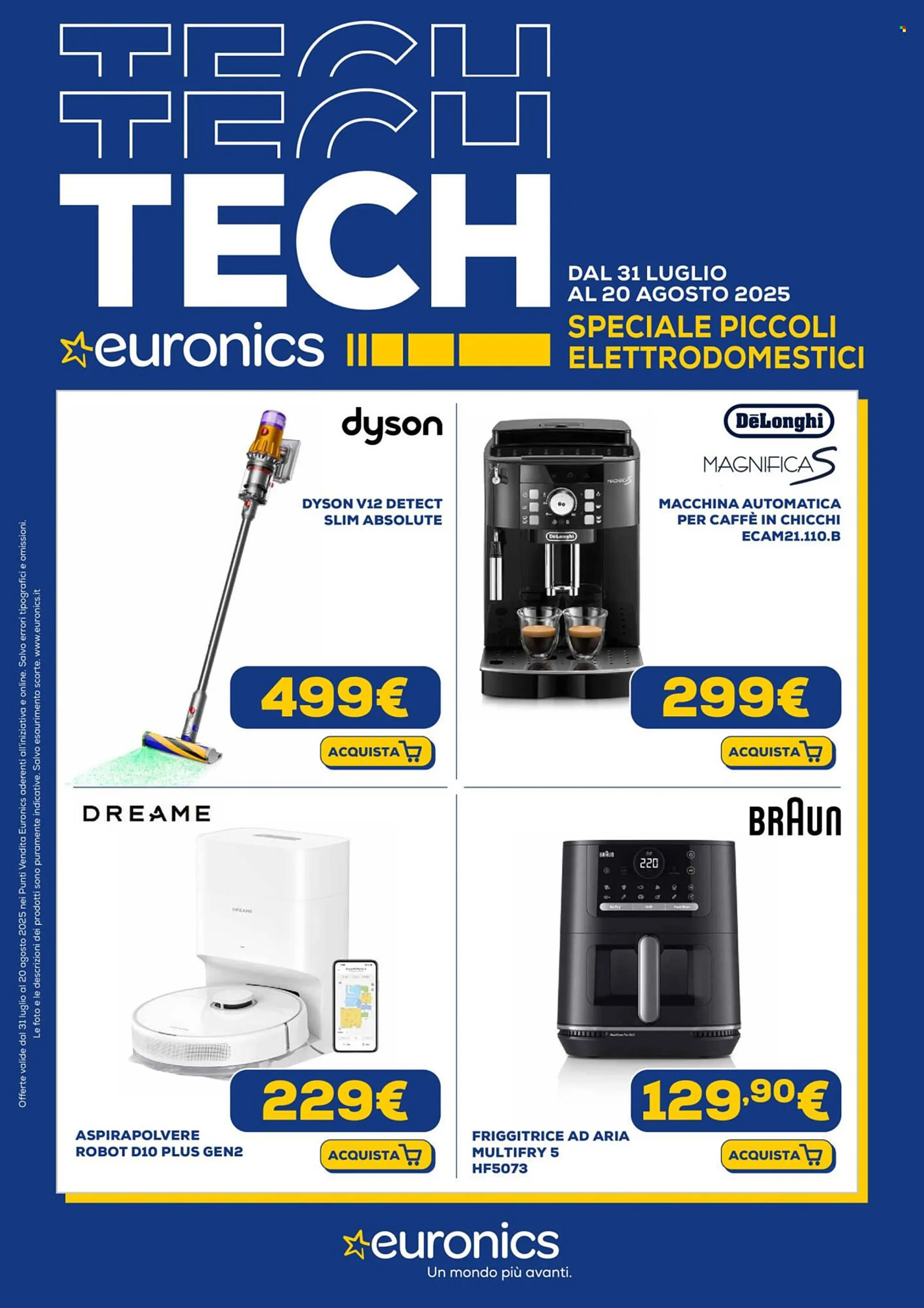 Volantino Euronics da 31 luglio a 20 agosto di 2025 - Pagina del volantino 1