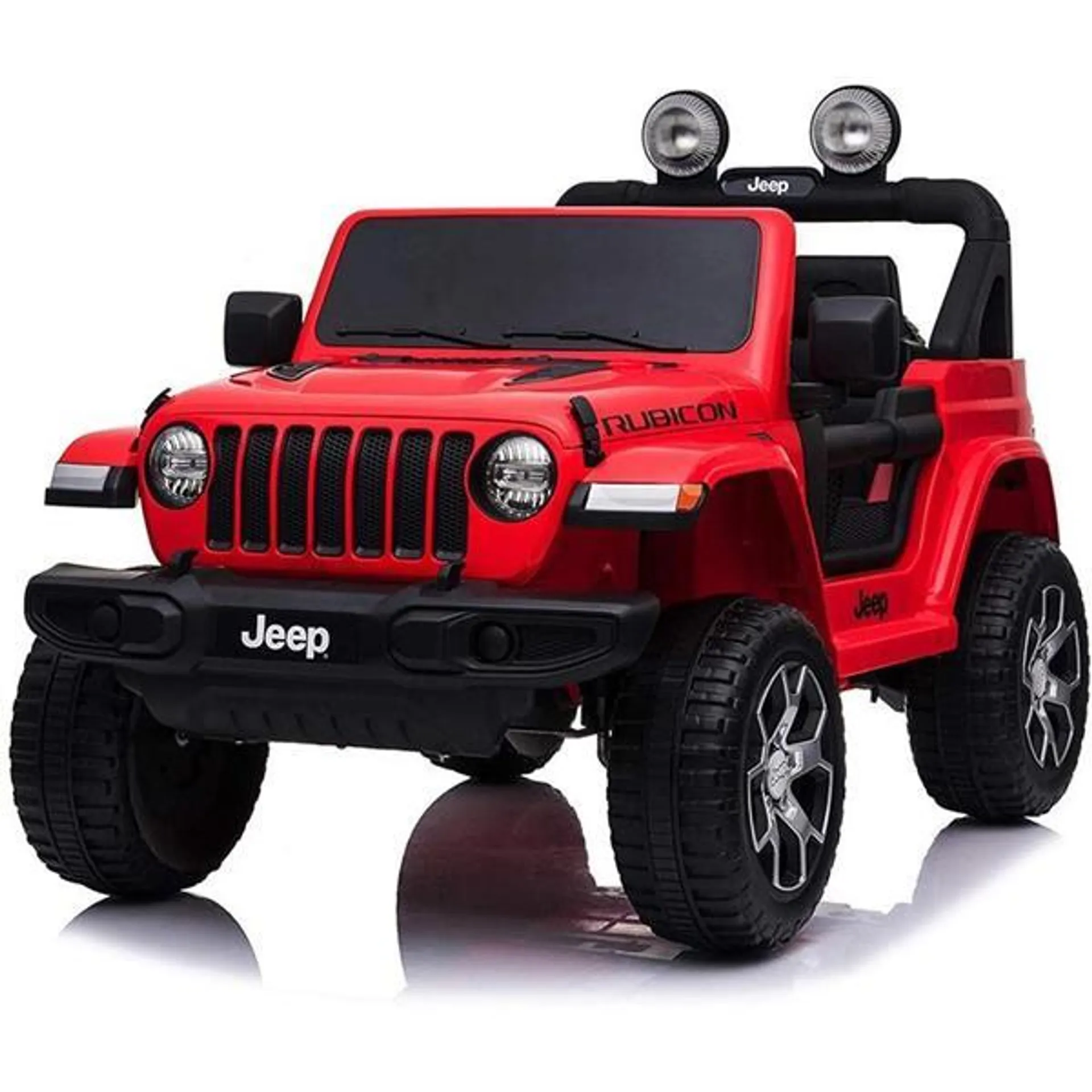 BABY CAR JEEP WRANGLER 12V ROSSA