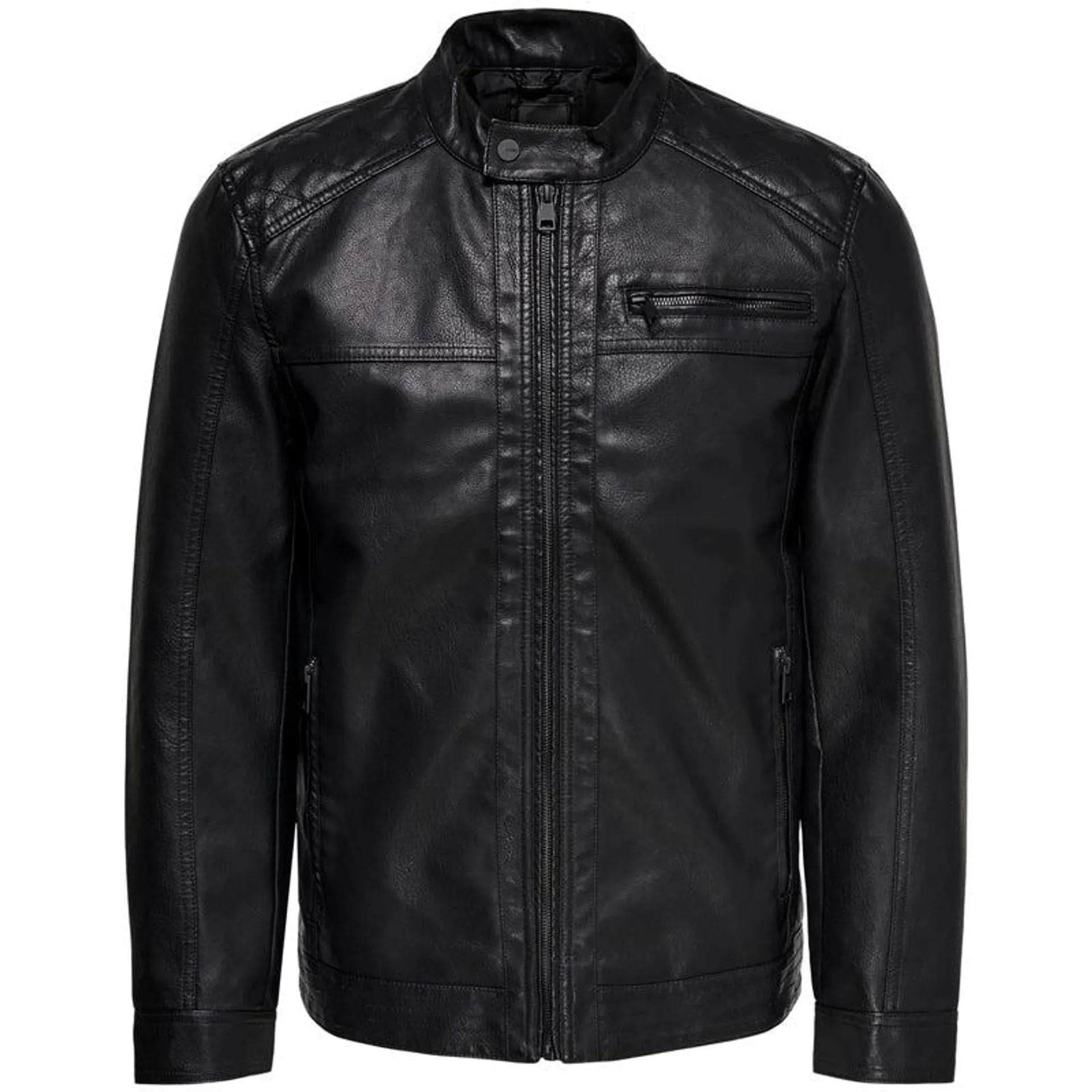 Giacca uomo leather look