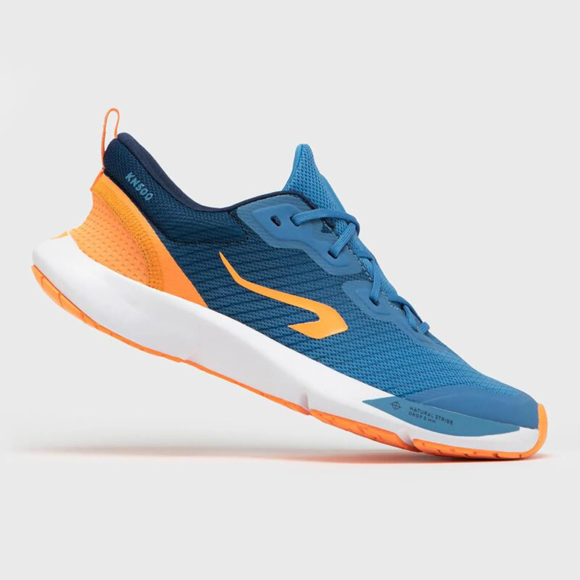 Scarpe running bambino KN 500 blu-arancione