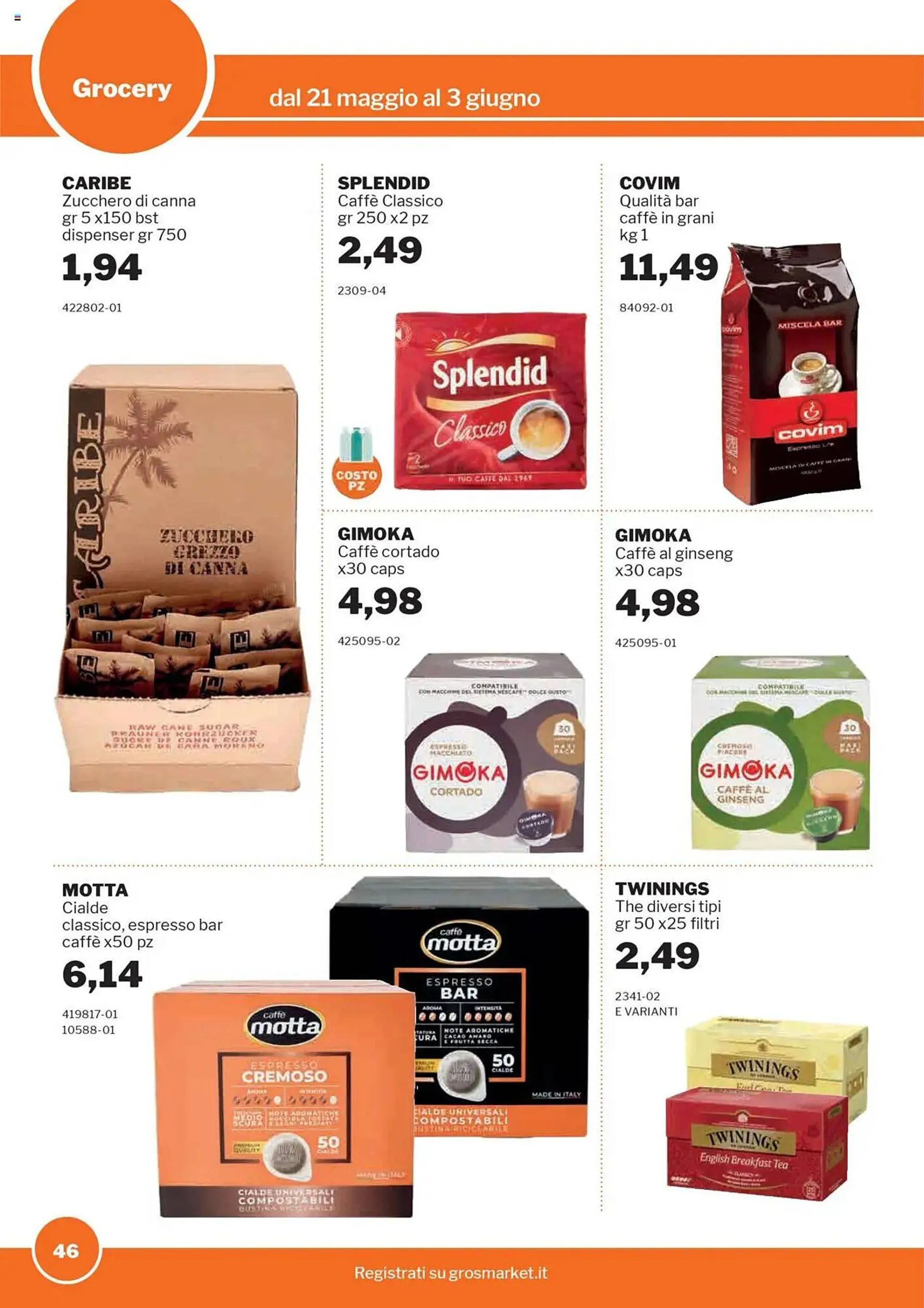 Volantino GrosMarket da 21 maggio a 3 giugno di 2025 - Pagina del volantino 46