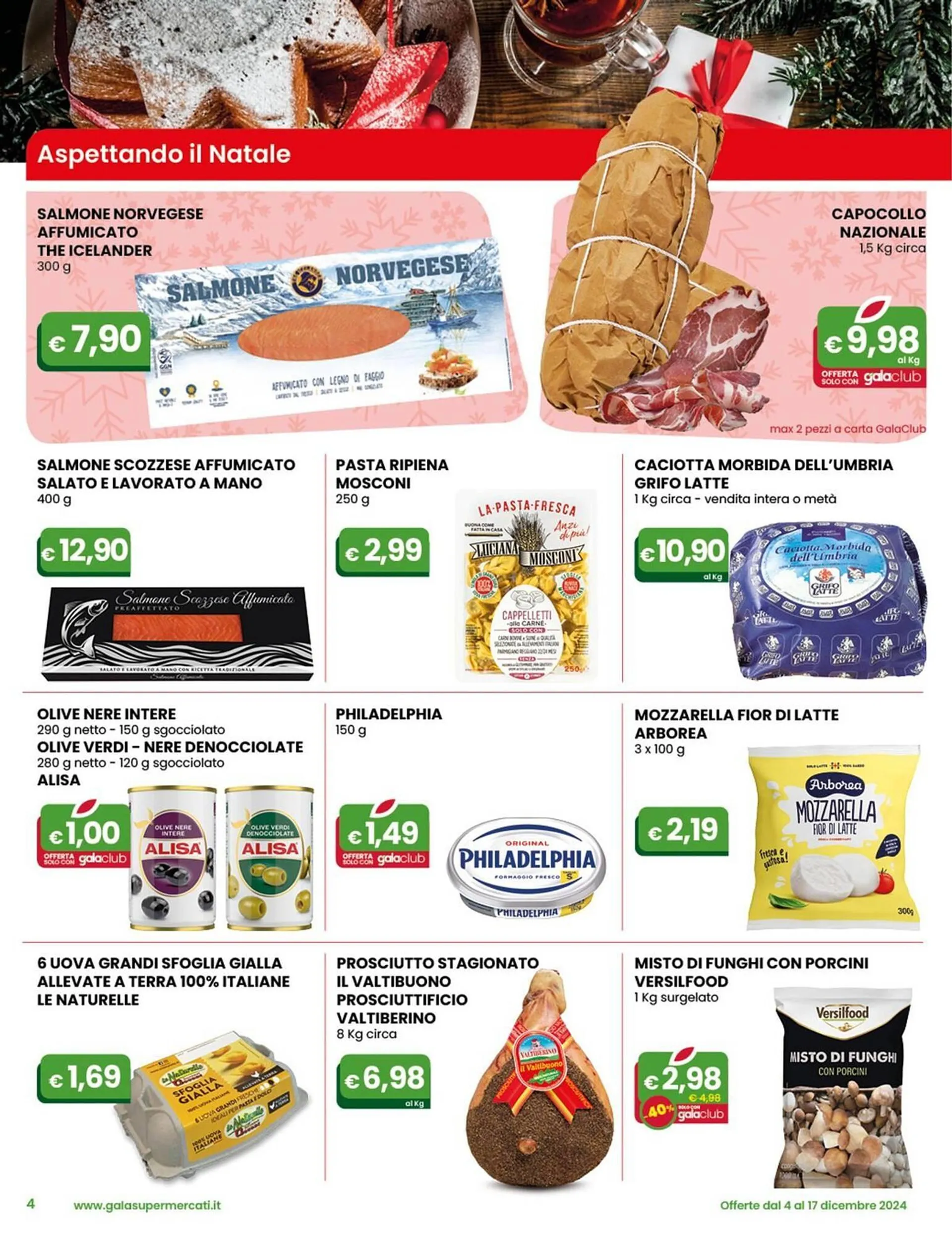 Volantino Gala Supermercati da 4 dicembre a 17 dicembre di 2024 - Pagina del volantino 4