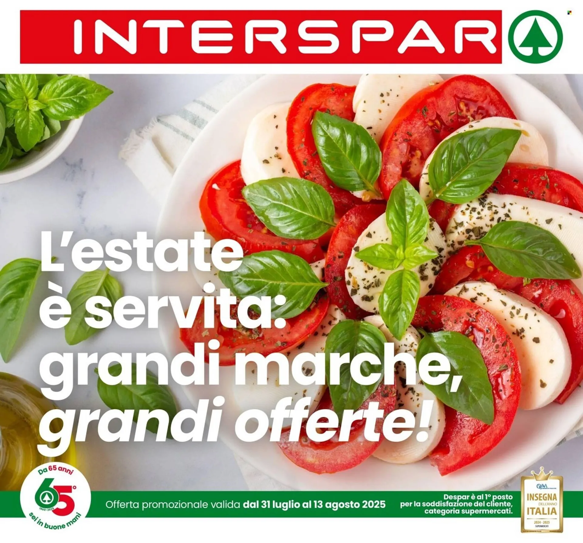 Volantino Interspar da 31 luglio a 13 agosto di 2025 - Pagina del volantino 1