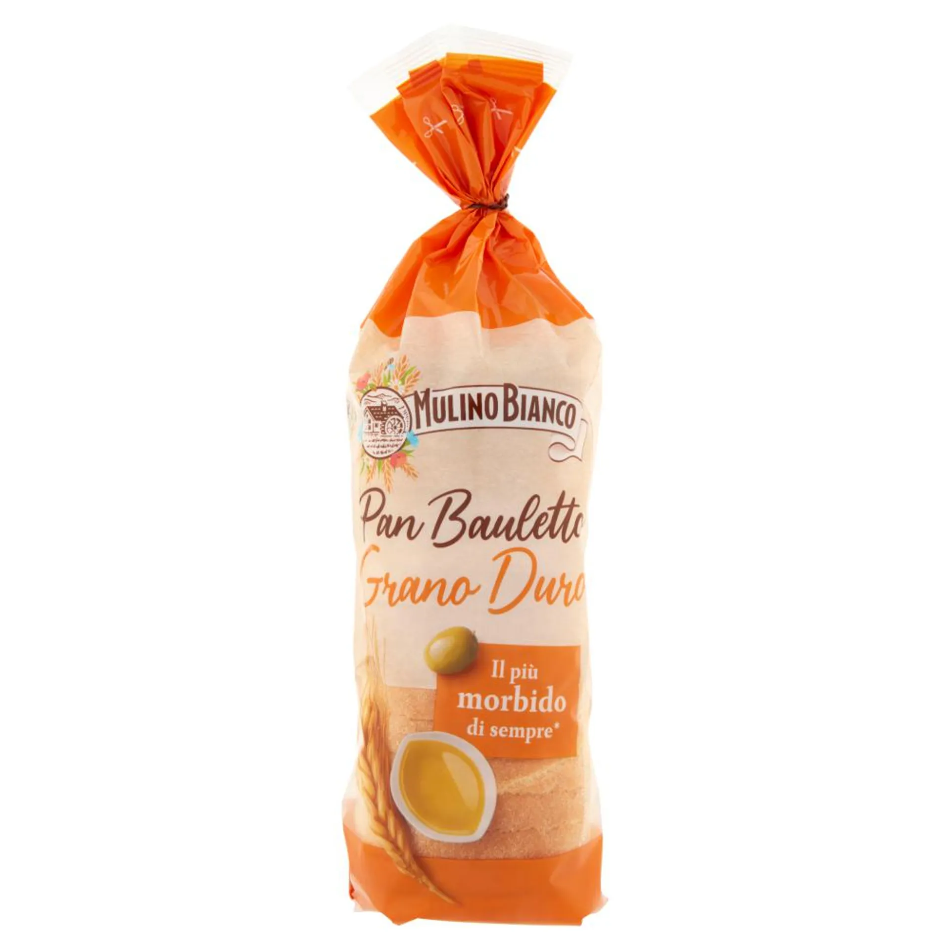 Mulino Bianco Pan Bauletto Grano Duro Pane Ideale per Panini 400g