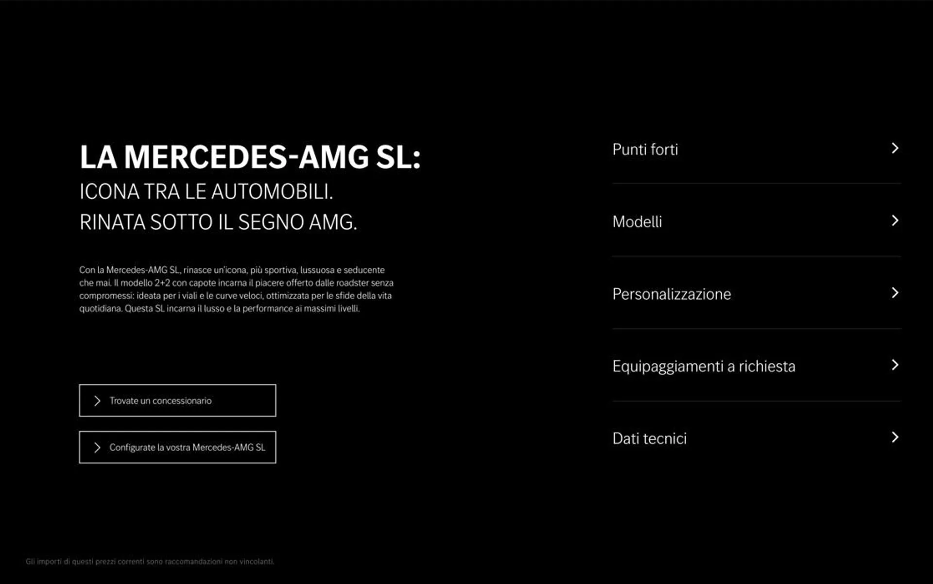 Il Nuovo Modello AMG SL. - 2