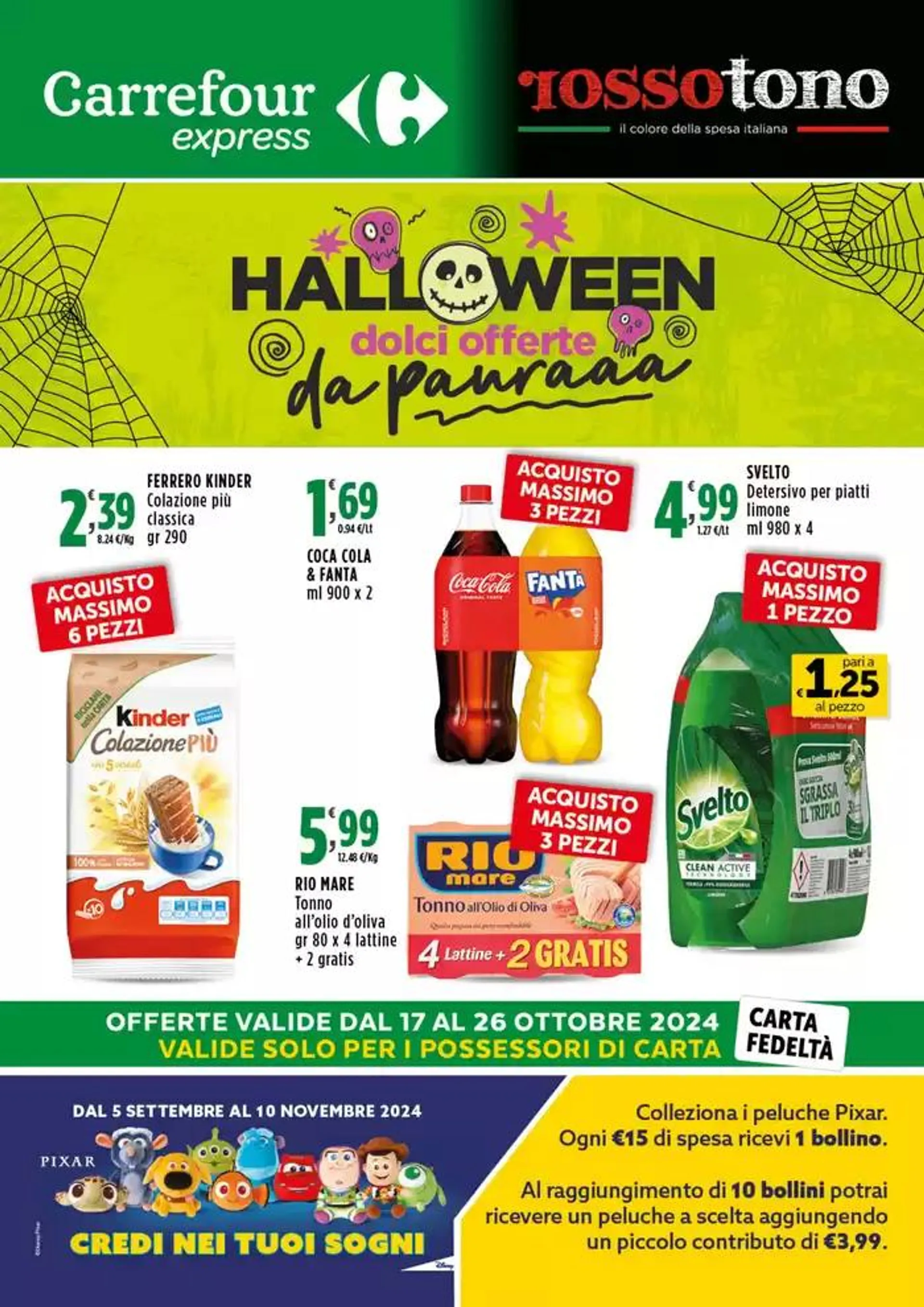 Halloween dolci offerte da panraaa da 17 ottobre a 26 ottobre di 2024 - Pagina del volantino 1