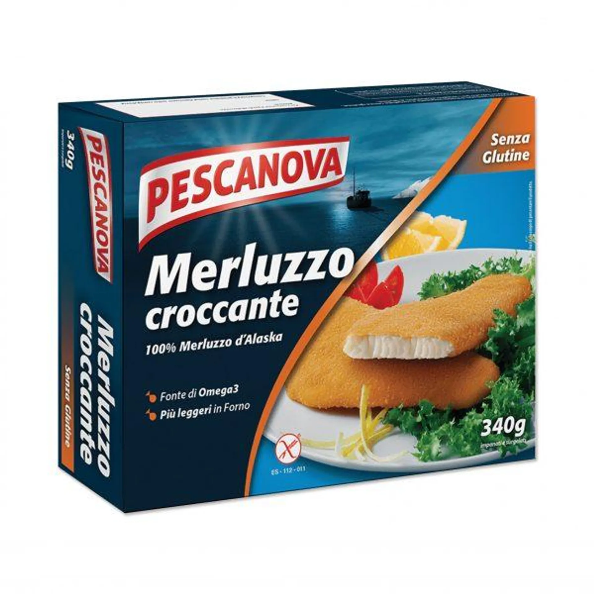 Merluzzo Croccante Panato Senza Glutine 340 g