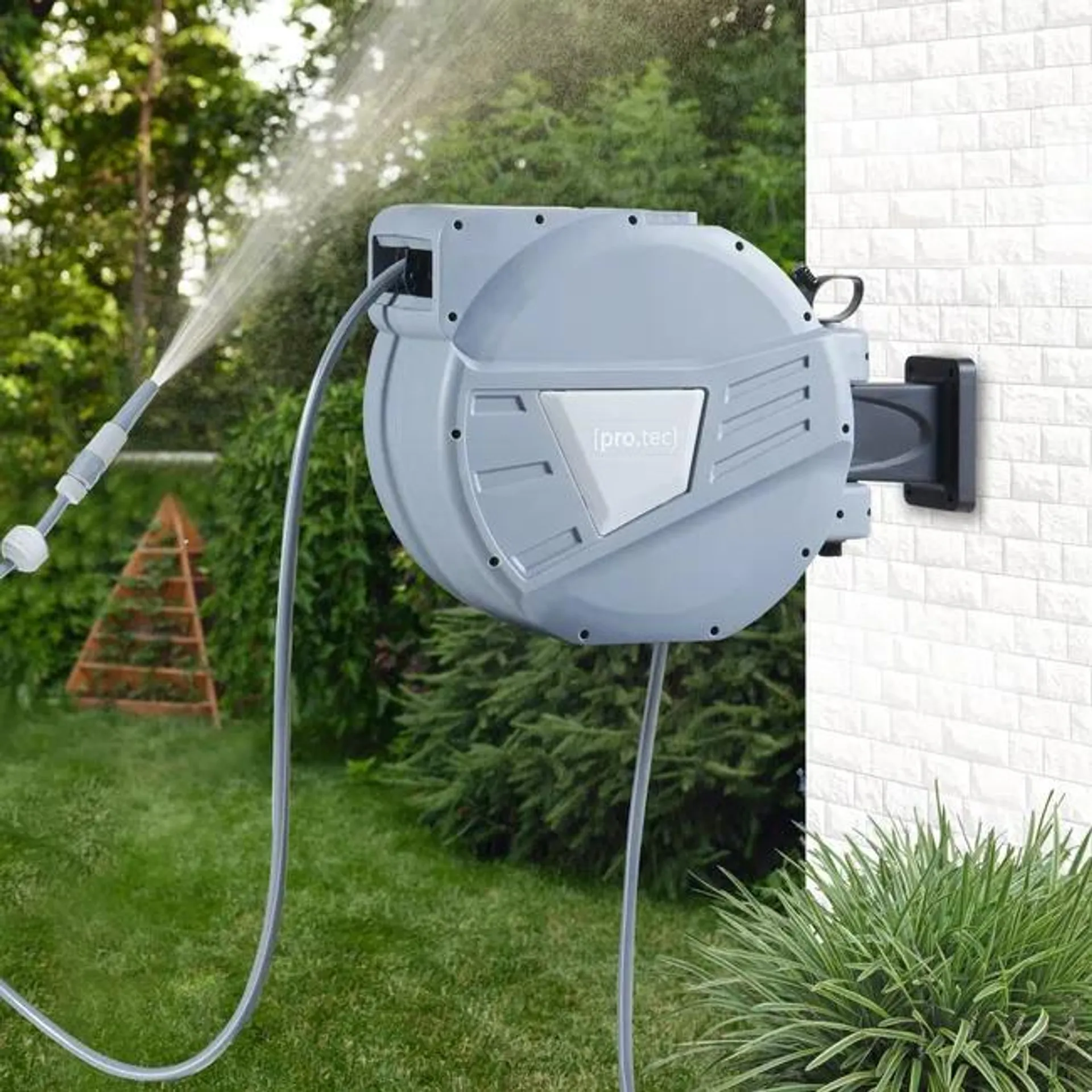 Avvolgitubo da Parete Amersfoort con Tubo di Irrigazione da 20 m pro.tec