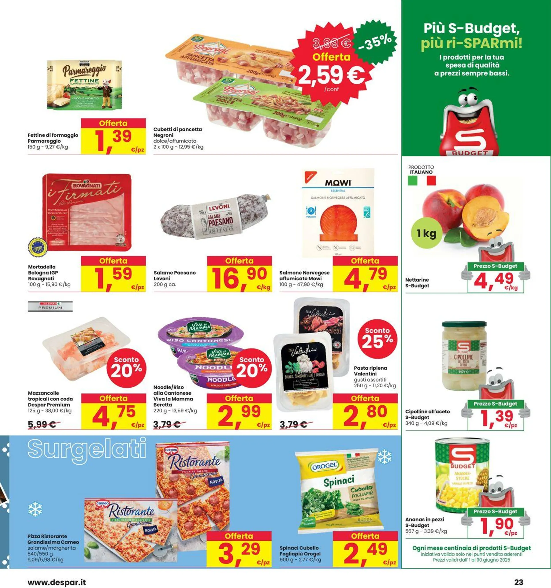 Interspar Volantino attuale da 19 giugno a 2 luglio di 2025 - Pagina del volantino 23