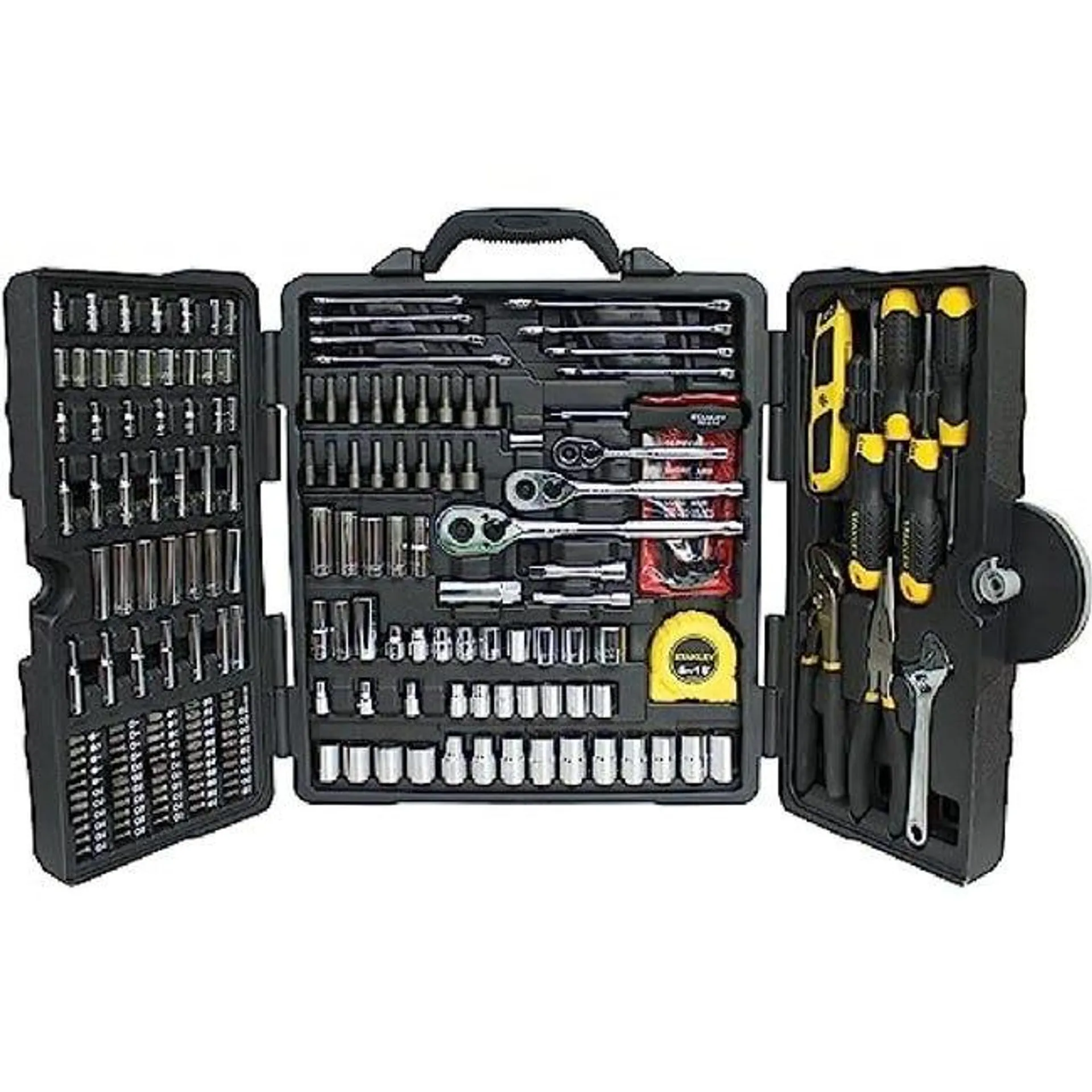 Stanley, 73795, Cassetta porta attrezzi, 210 pz, cromata, lucida