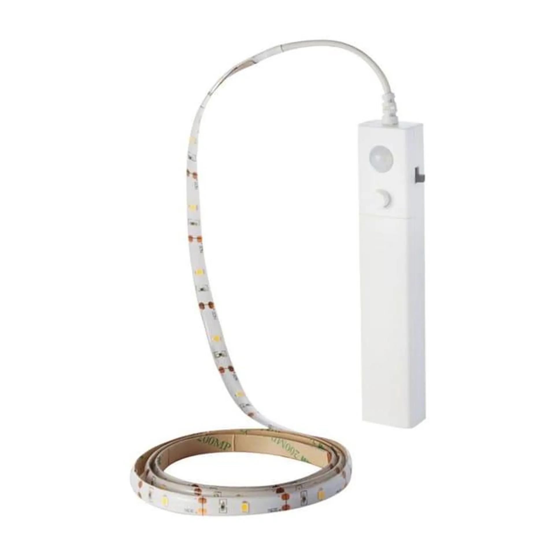 Strip LED SMD2835 2,4W 1m 30 LED/m 6V a Batteria con Sensore di movimento 4000K IP65