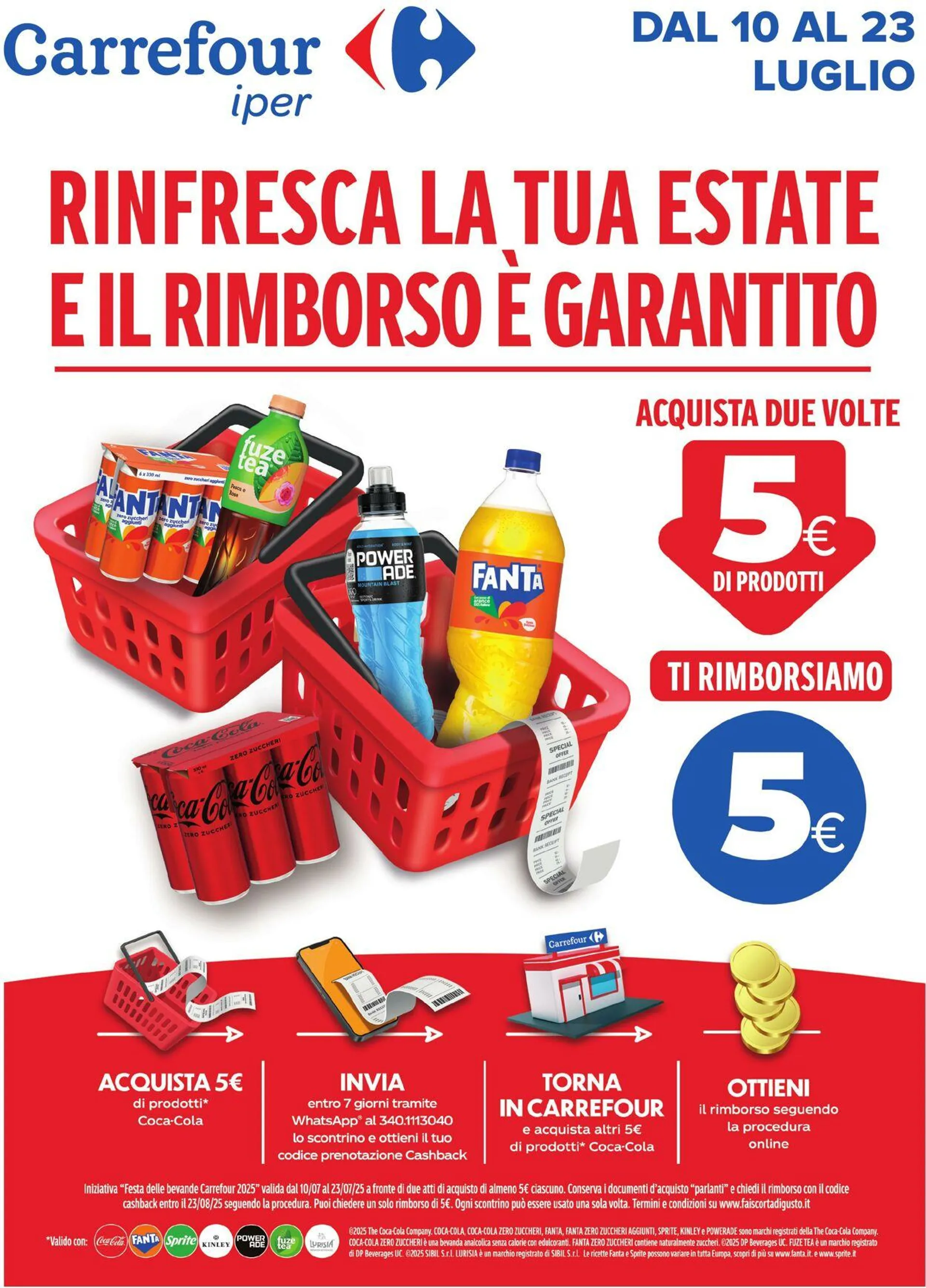 Carrefour Volantino attuale da 10 luglio a 23 luglio di 2025 - Pagina del volantino 1