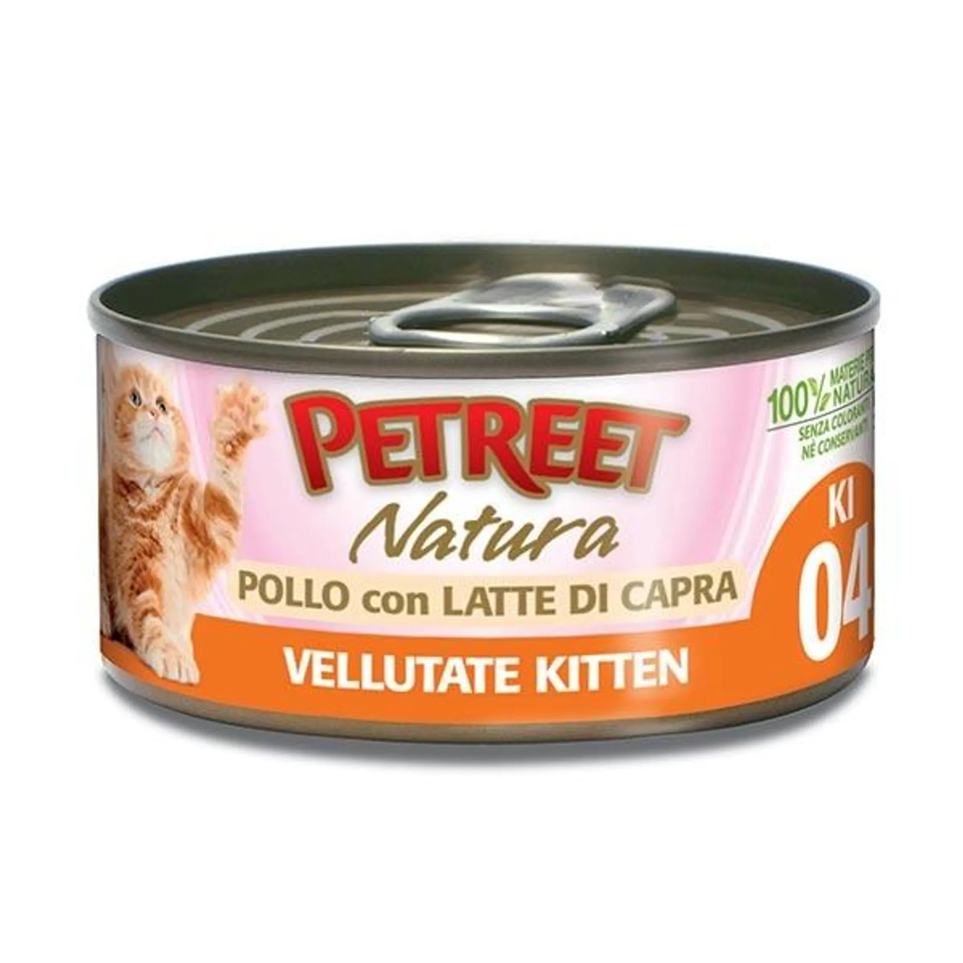 Petreet - Natura Le Vellutate Kitten con Pollo e Latte di Capra