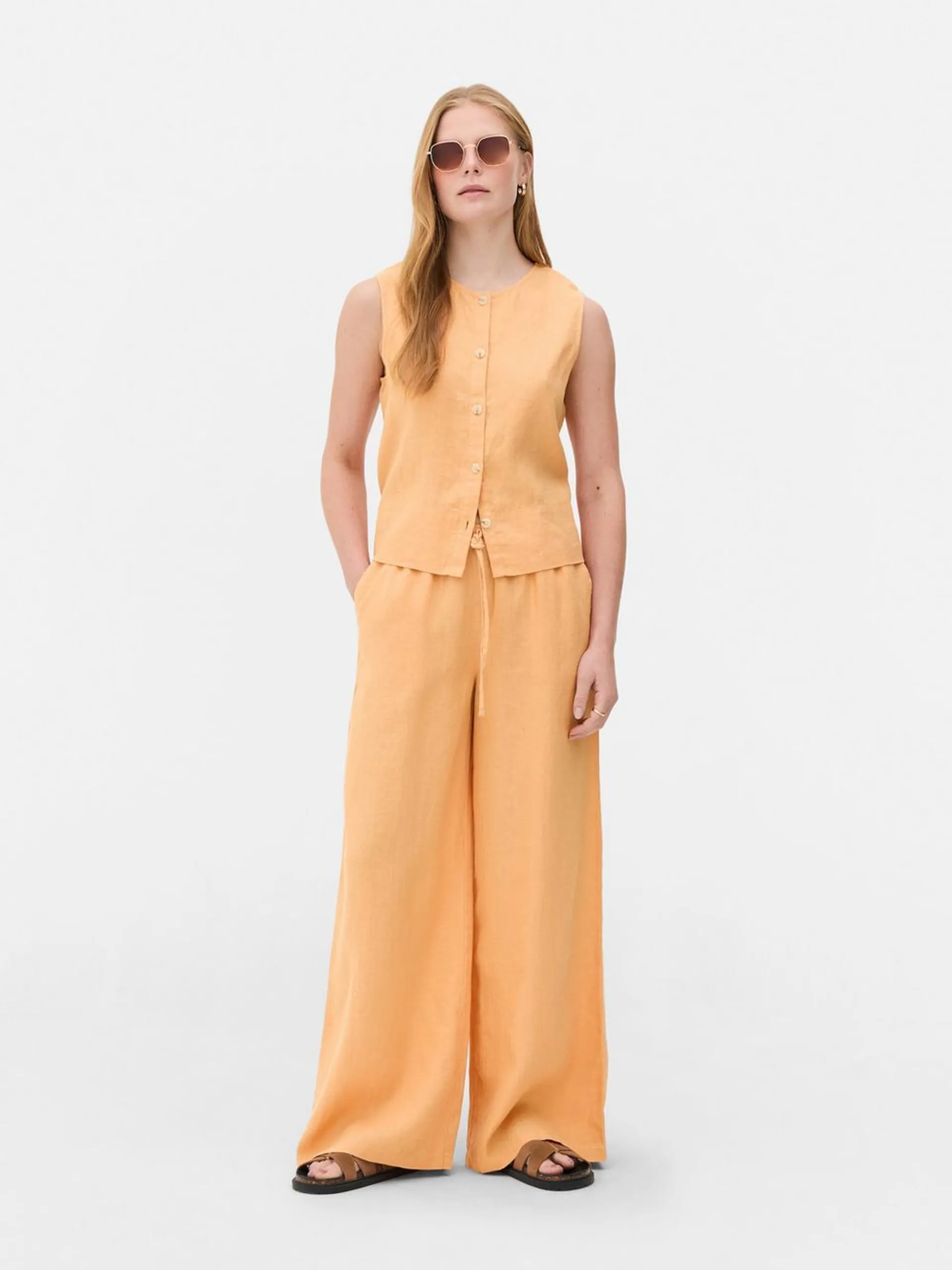 Pantaloni in lino The Edit