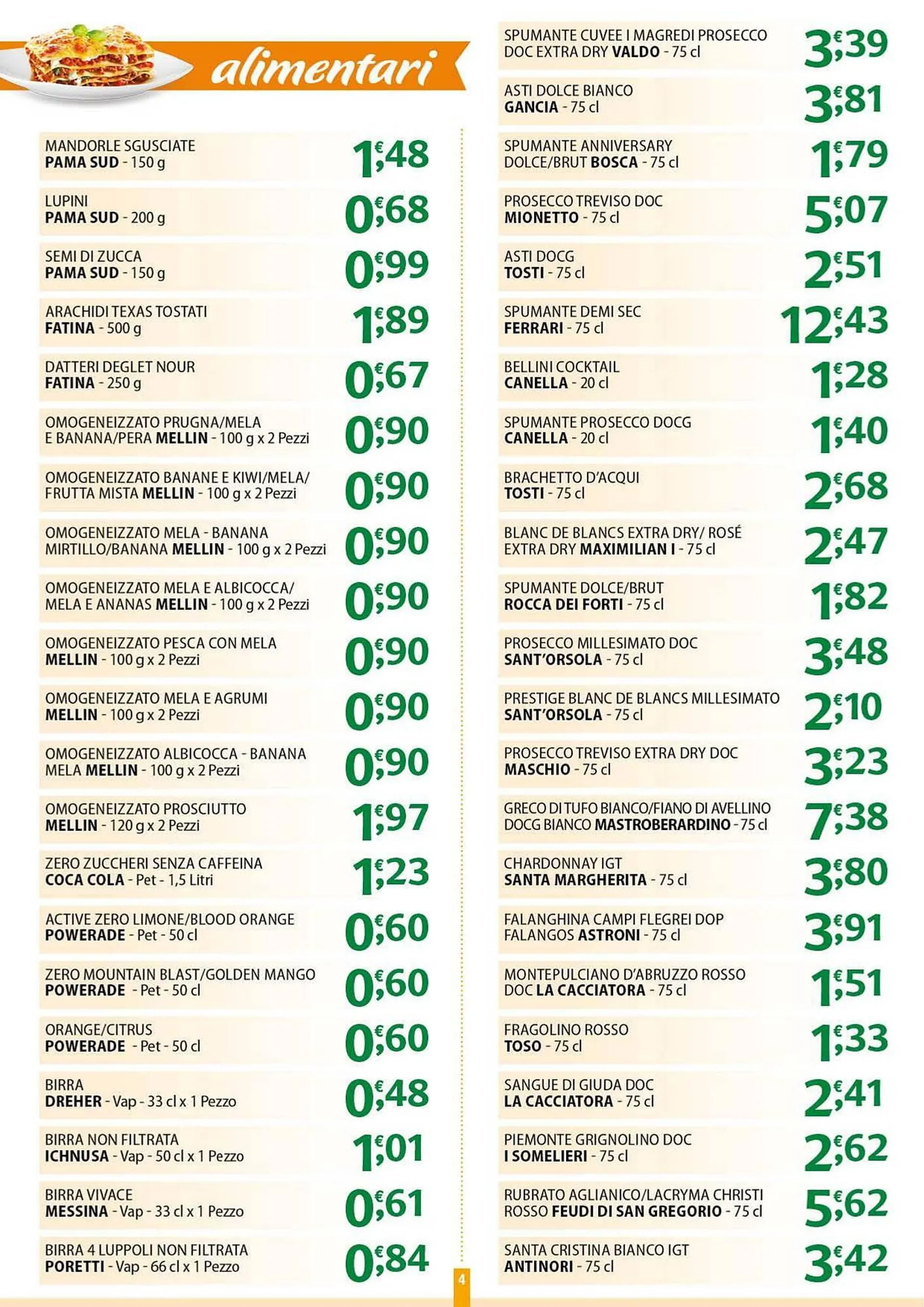 Volantino Gambardella Cash da 9 dicembre a 13 dicembre di 2024 - Pagina del volantino 4