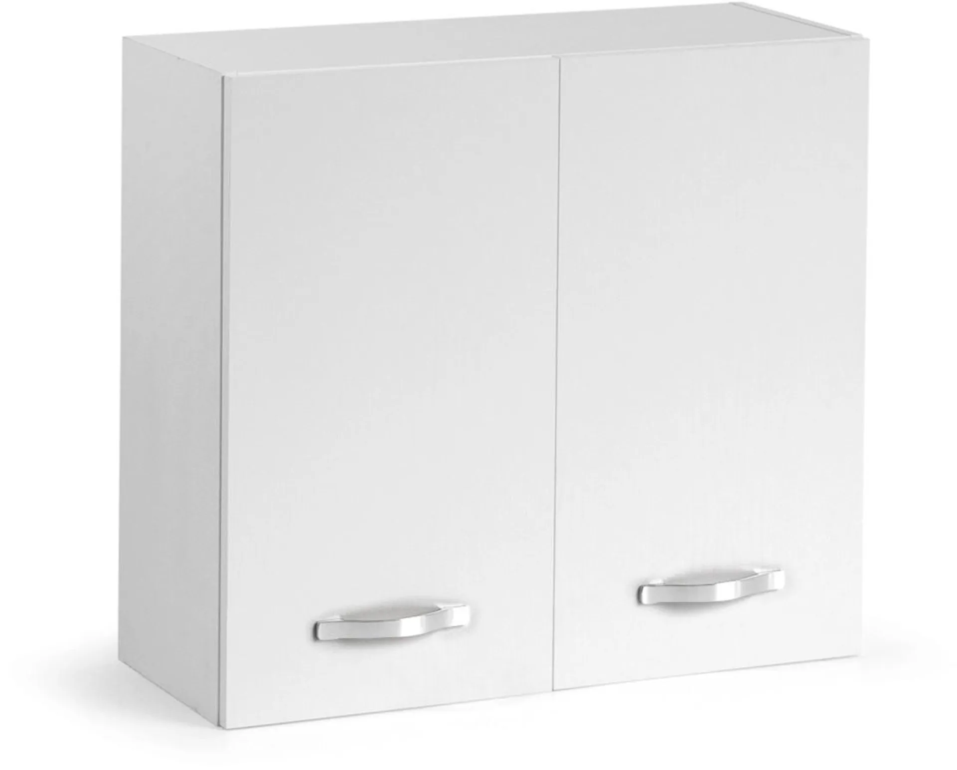 Pensile cucina 2 ante 80 cm bianco frassinato