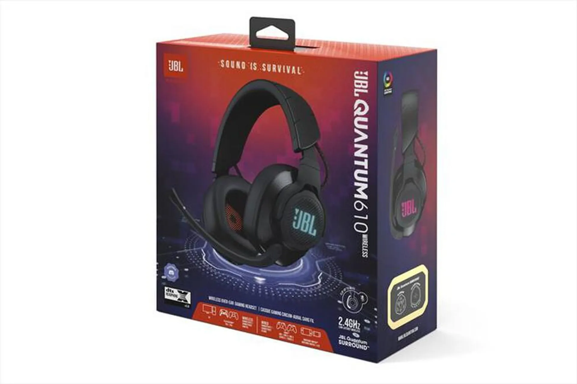JBL - Cuffie a padiglione chiuso QUANTUM 610-NERO