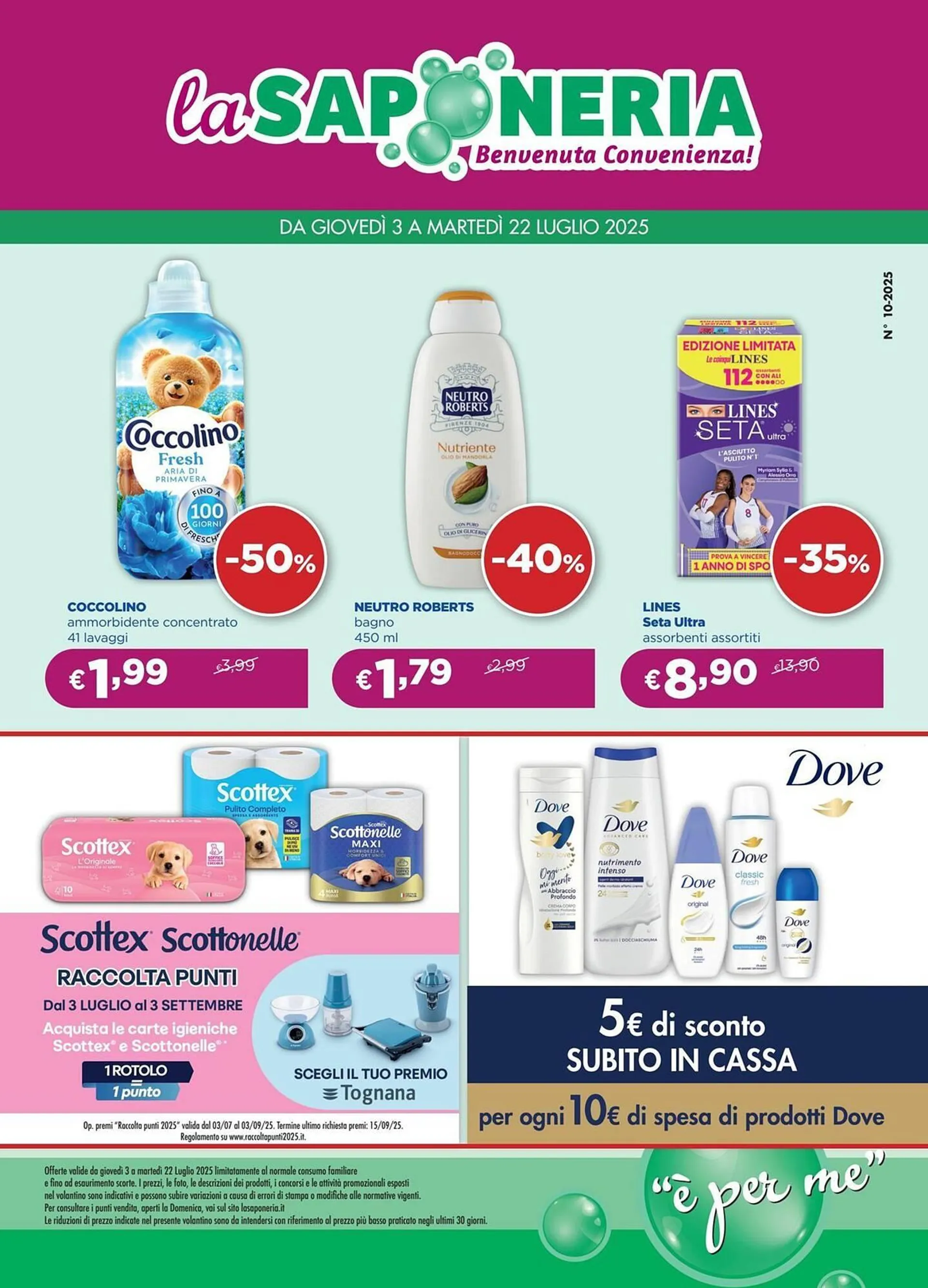 Volantino La Saponeria - 1